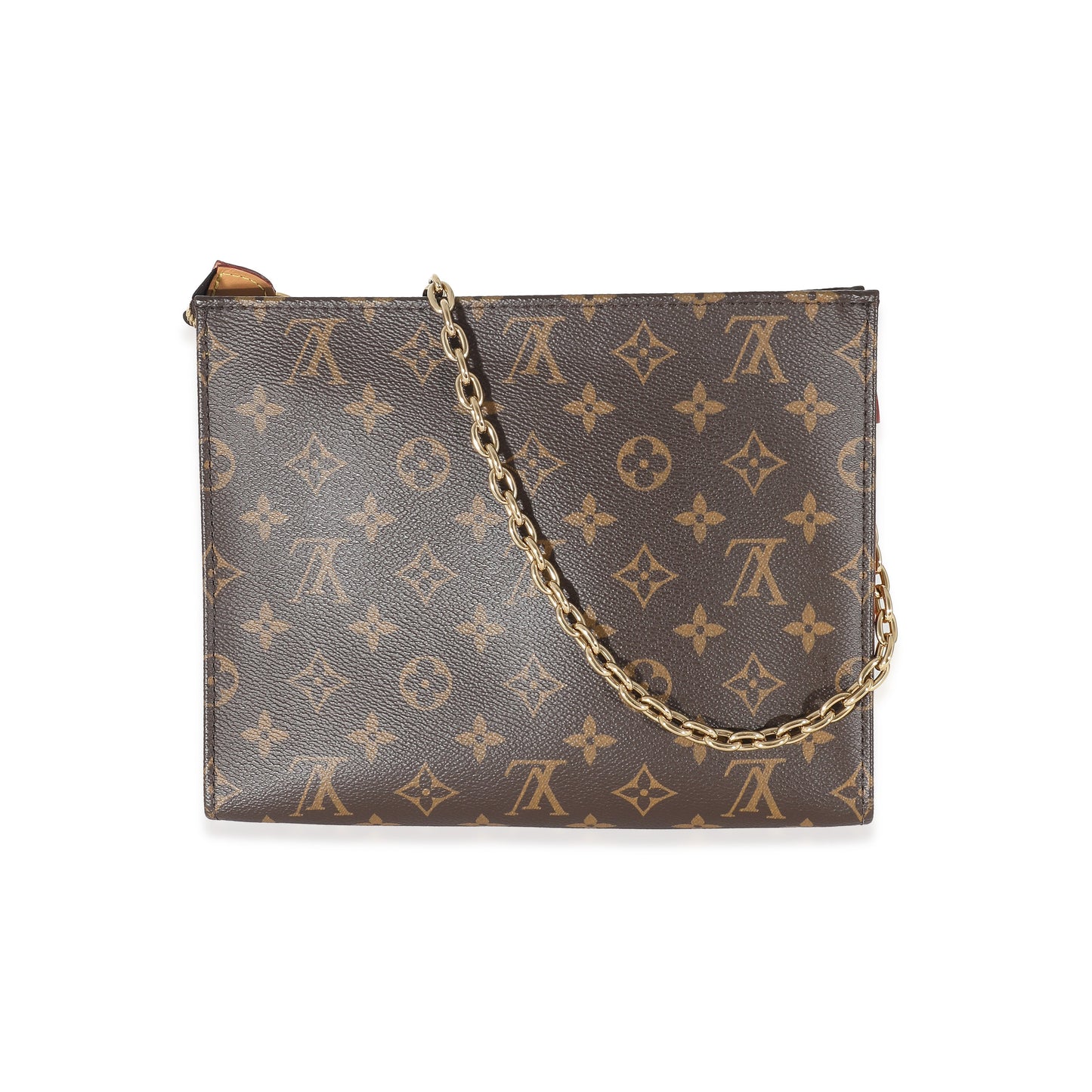 Louis Vuitton Toiletry Pouch On Monogram Canvas Chain Handbag