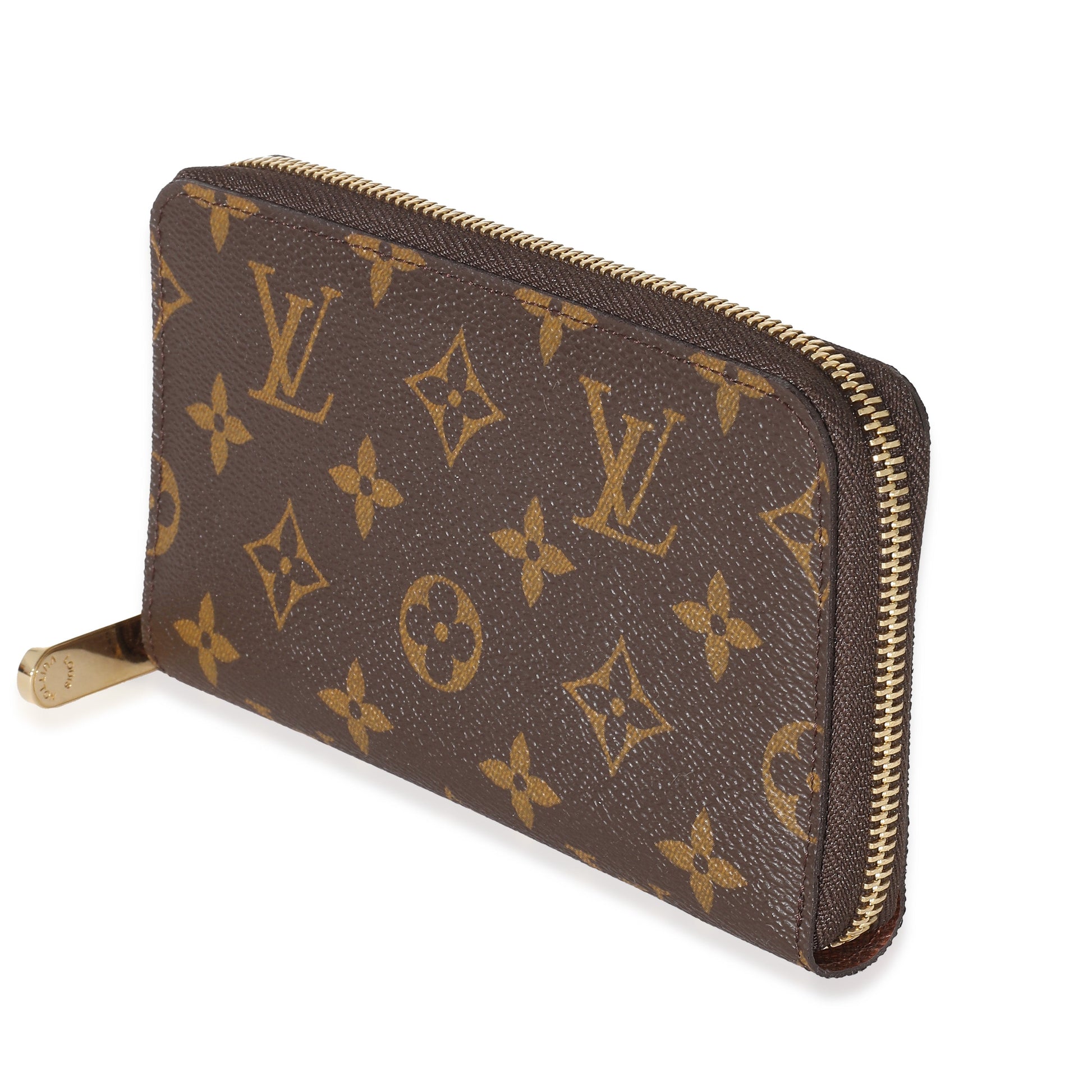 Louis Vuitton Zippy Compact Monogram Canvas Wallet Case