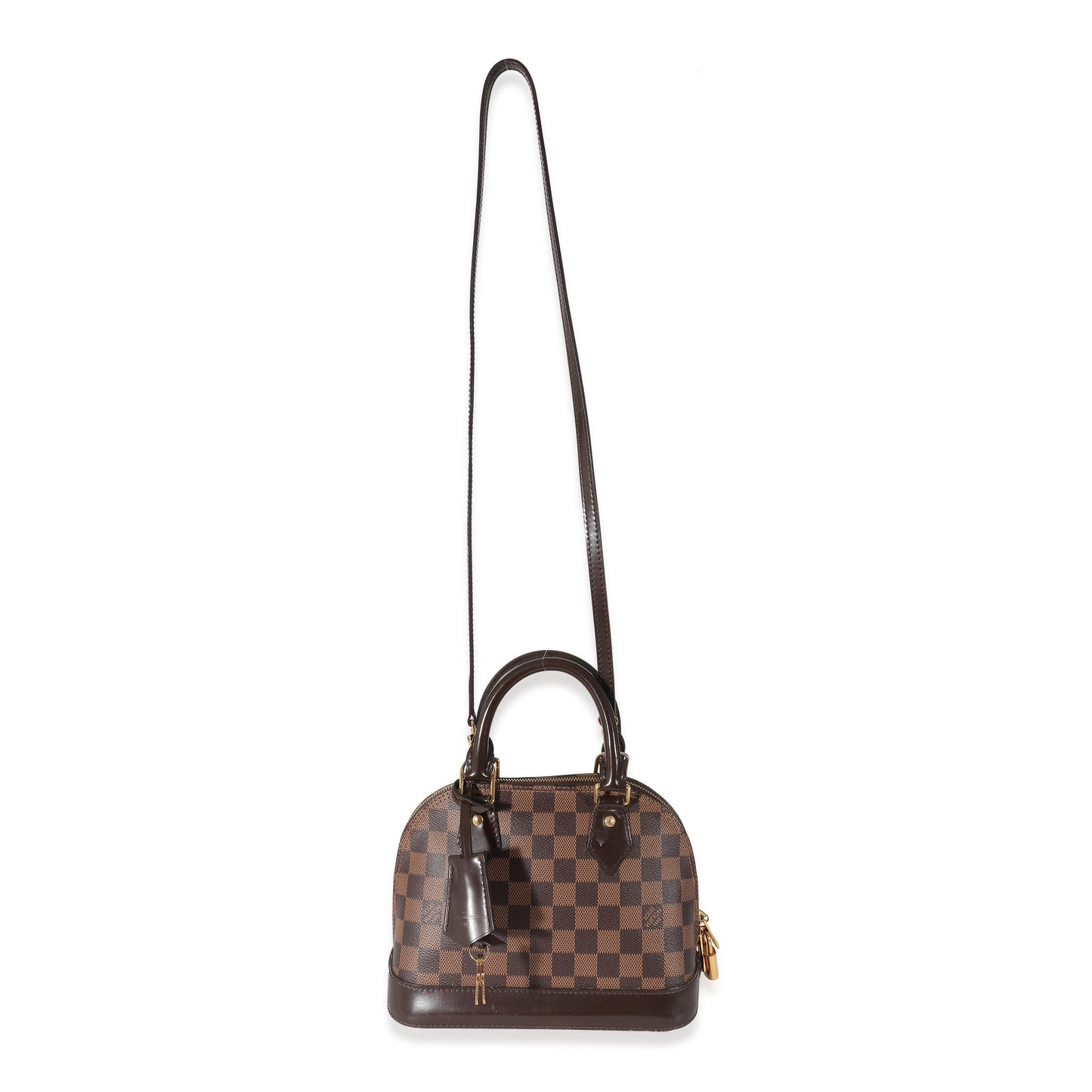 Louis Vuitton Damier Ebene Alma BB Canvas Handbag 6