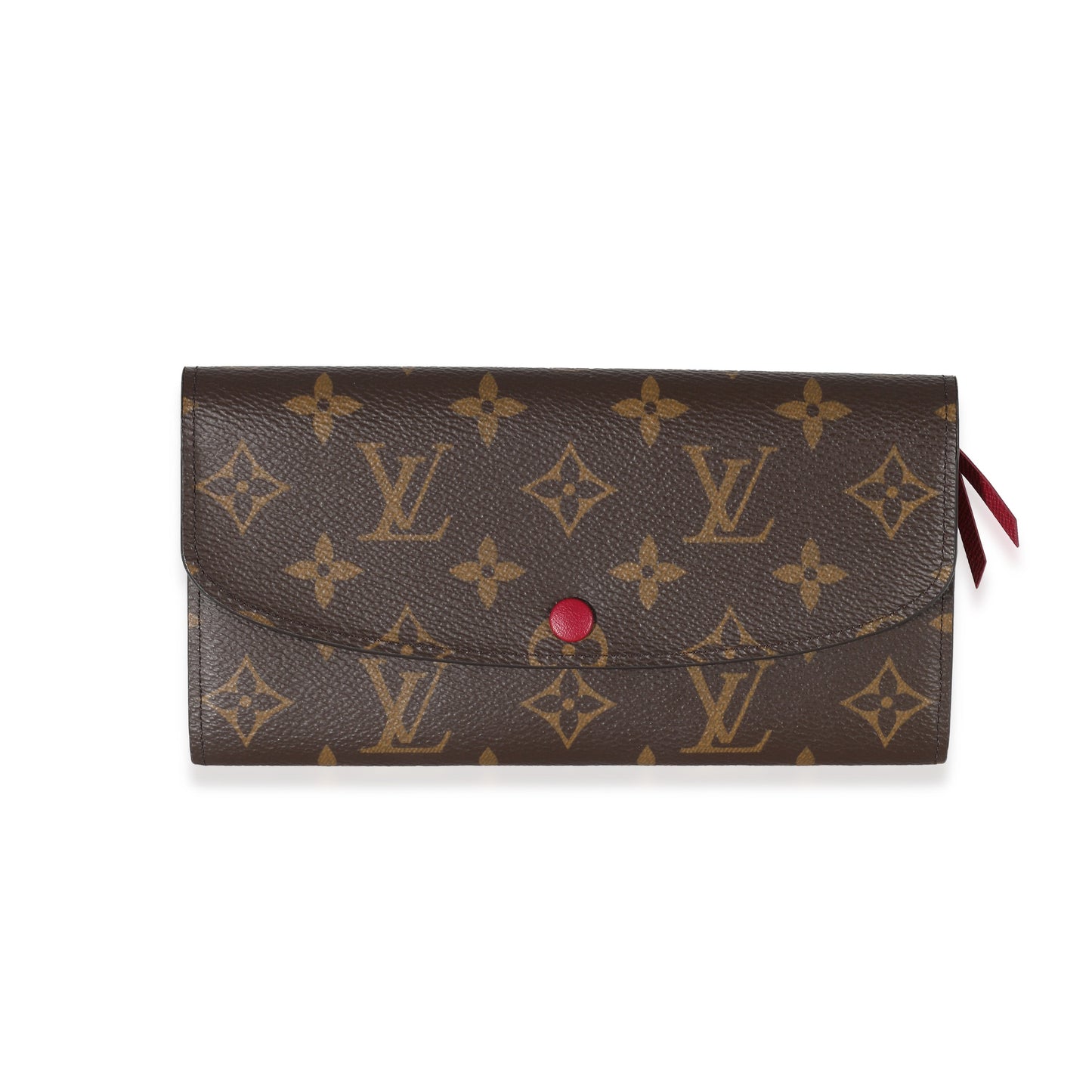 Louis Vuitton Fuchsia Emilie Monogram Canvas Wallet Case 4