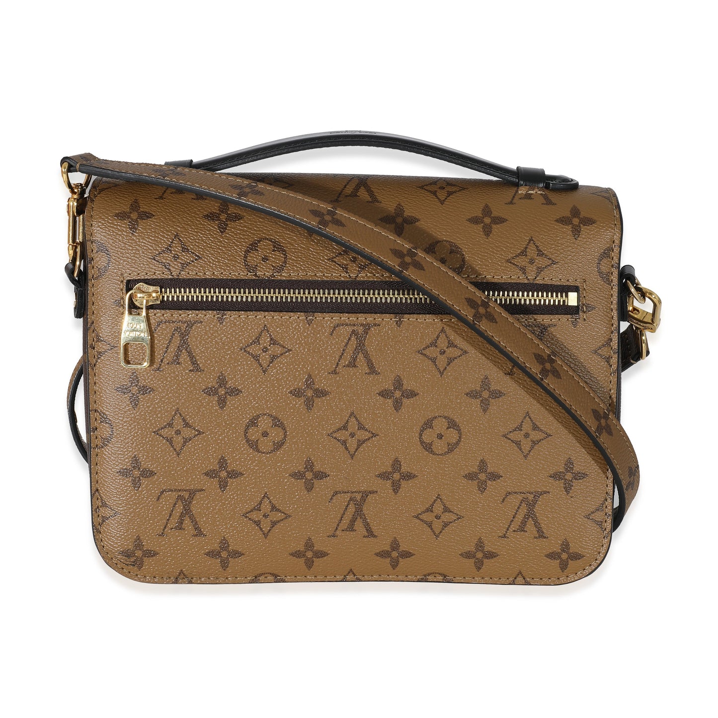 Louis Vuitton Reverse Pochette Metis Monogram Canvas Clutch Bag Pochette Metis