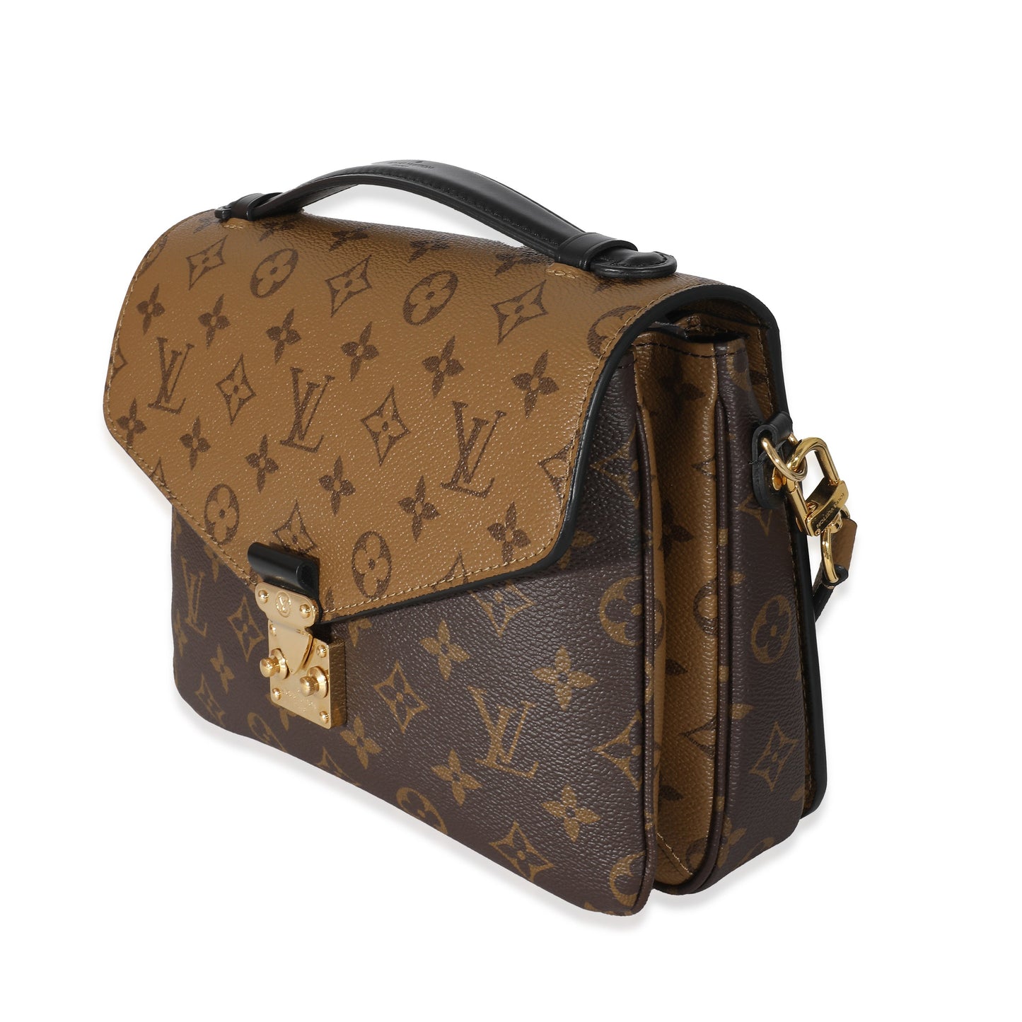 Louis Vuitton Reverse Pochette Metis Monogram Canvas Clutch Bag Pochette Metis