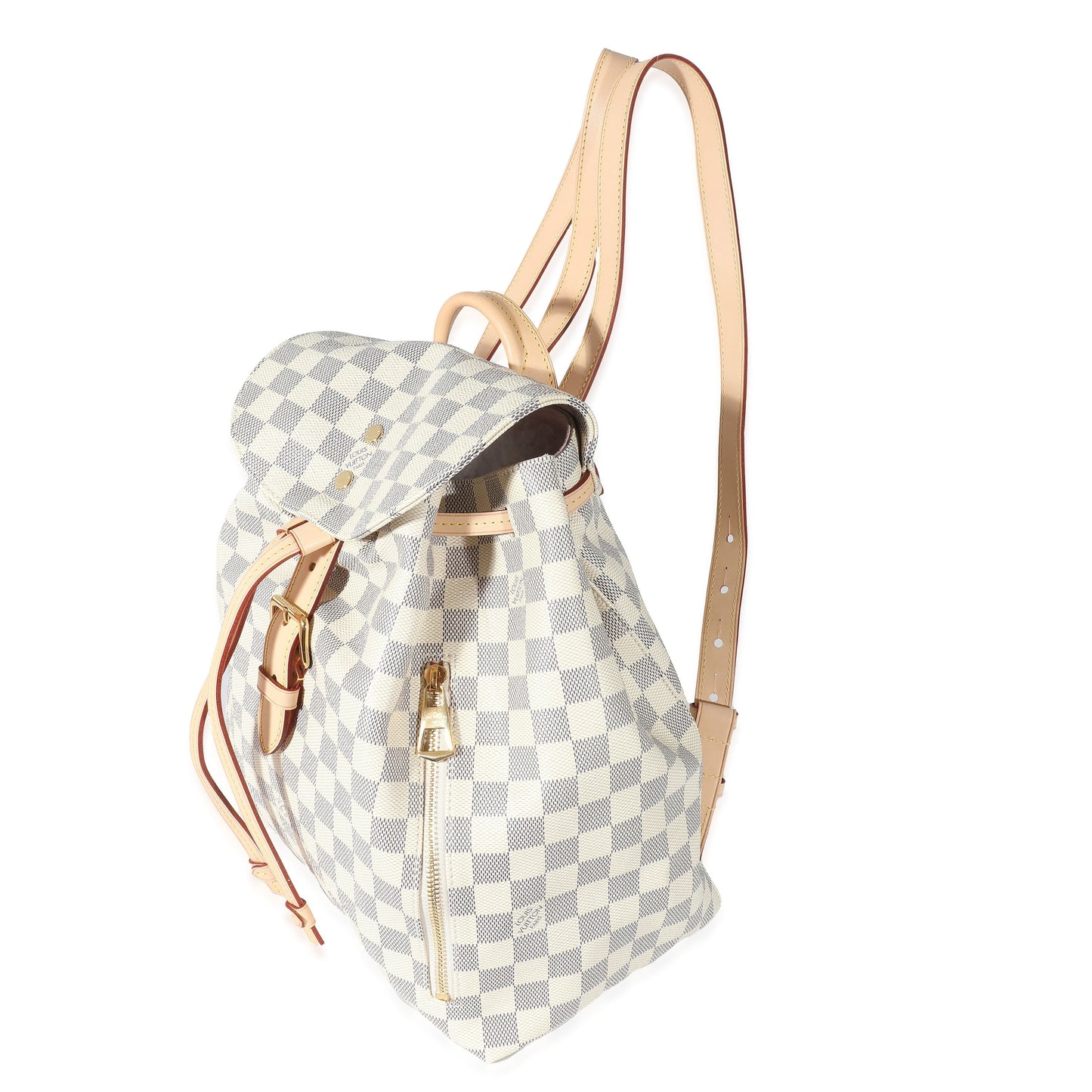 Louis Vuitton Damier Azur Sperone Backpack Canvas Sperone Backpack