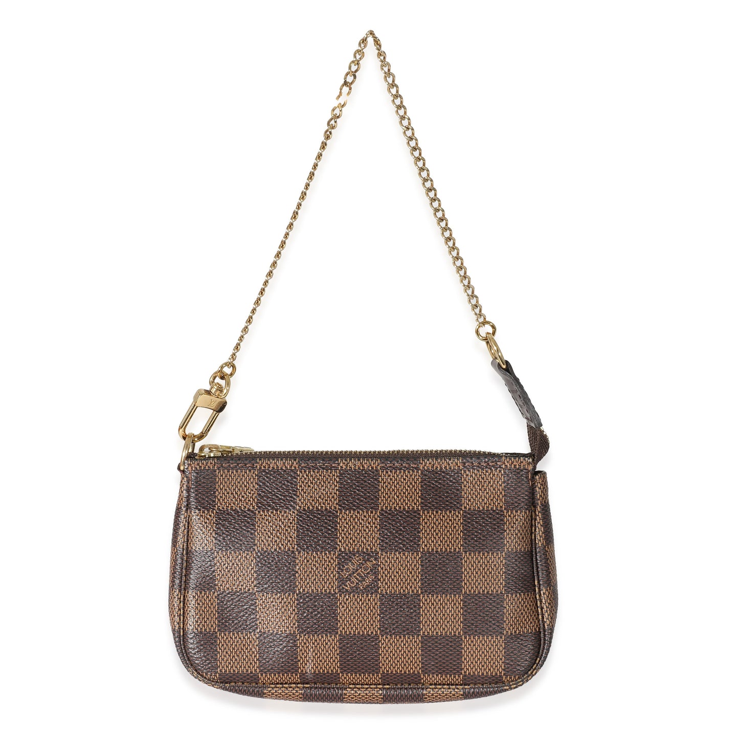 Louis Vuitton Damier Ebene Pochette Accessoires Canvas Mini Clutch Bag 3