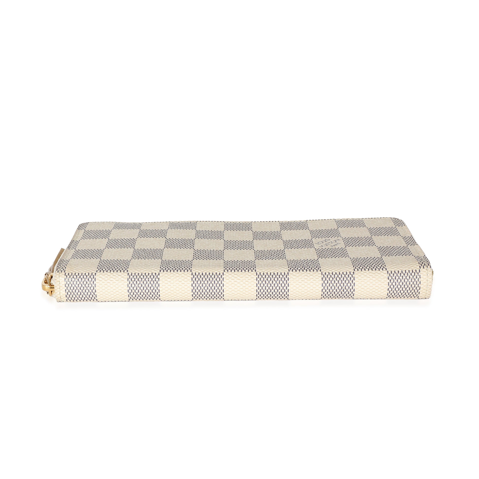 Louis Vuitton Damier Azur Clémence Canvas Wallet Case Clemence Wallet