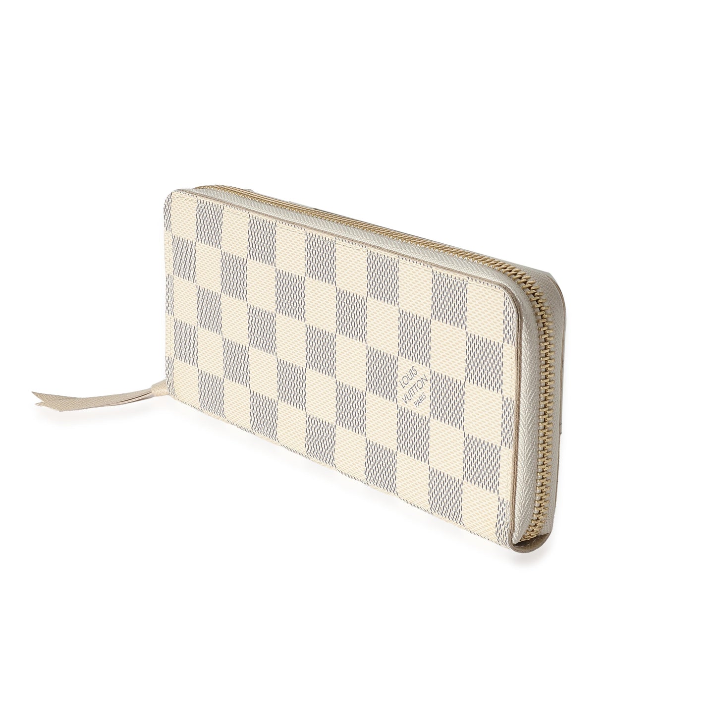Louis Vuitton Damier Azur Clémence Canvas Wallet Case Clemence Wallet