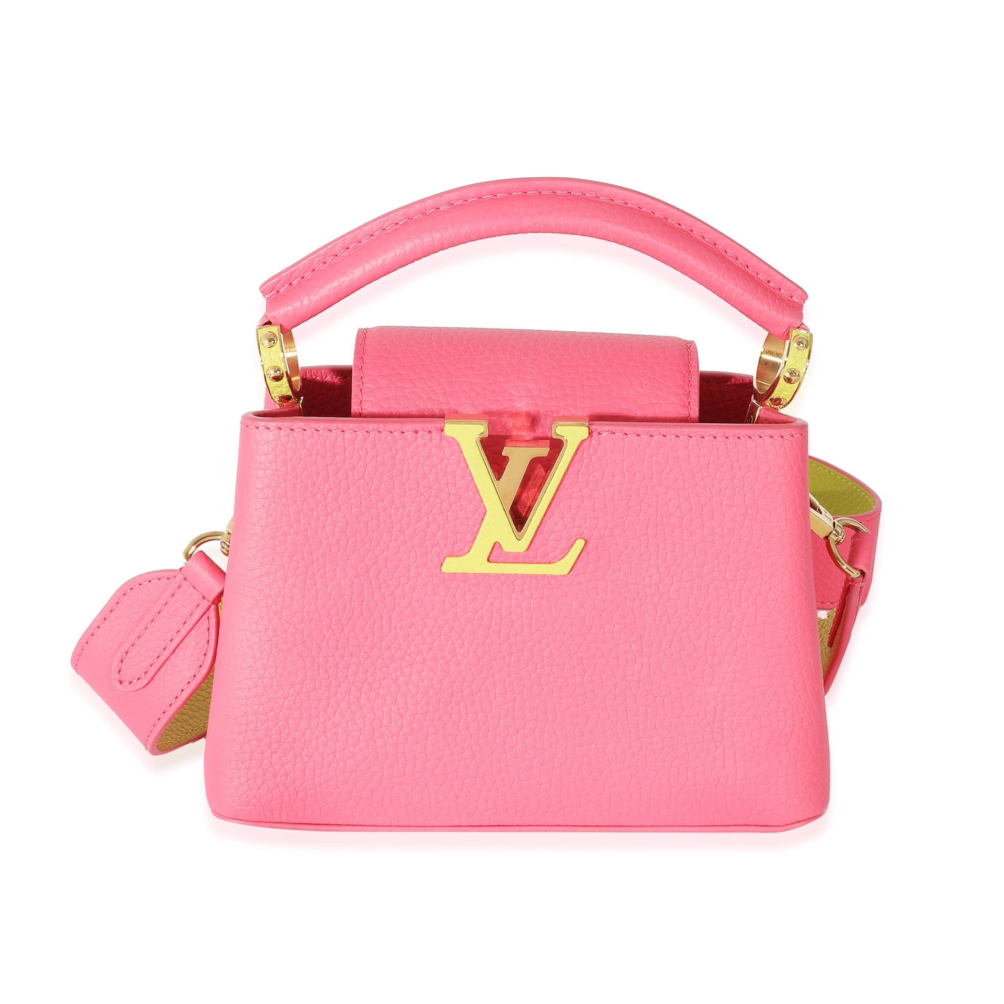 Louis Vuitton Dragonfruit Cedrat Taurillon Capucines Mini Hat