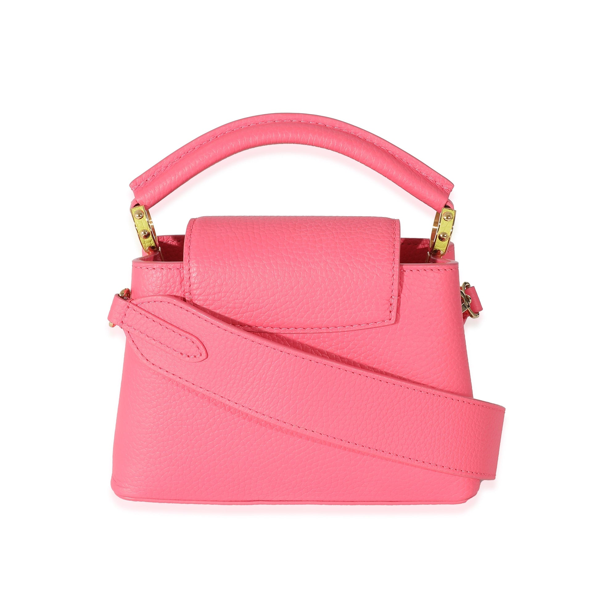 Louis Vuitton Dragonfruit Cedrat Taurillon Capucines Mini Hat