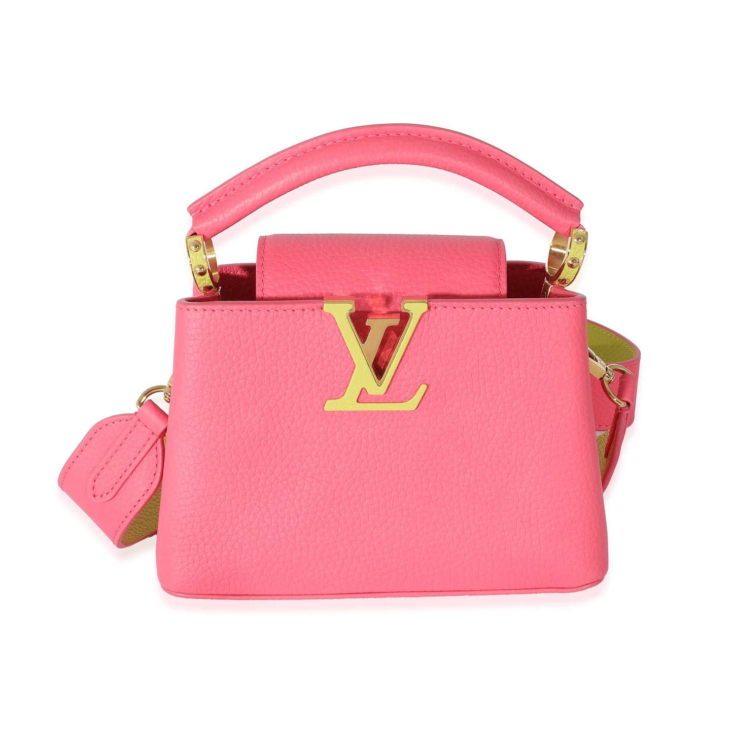 Louis Vuitton Dragonfruit Cedrat Taurillon Capucines Mini Hat