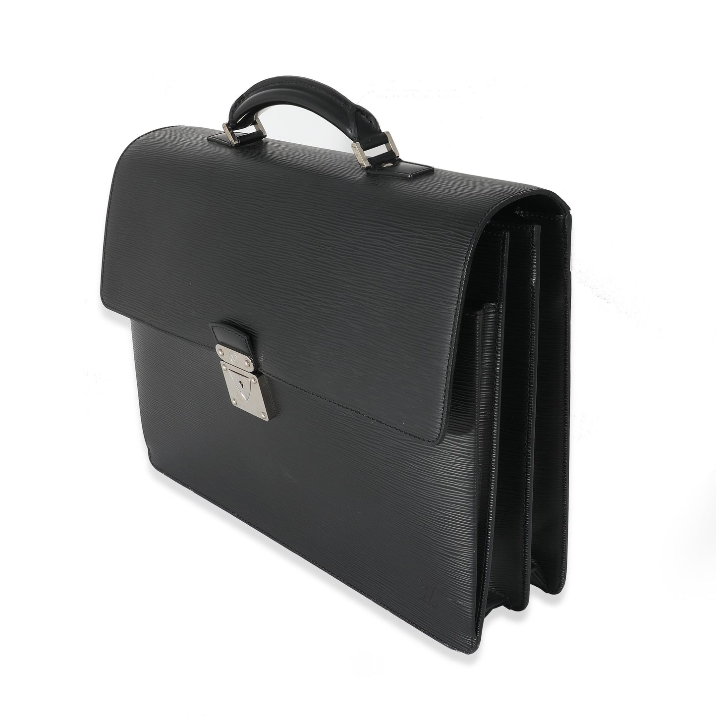 Louis Vuitton Epi Robusto 2 Compartment Briefcase Black Handbag