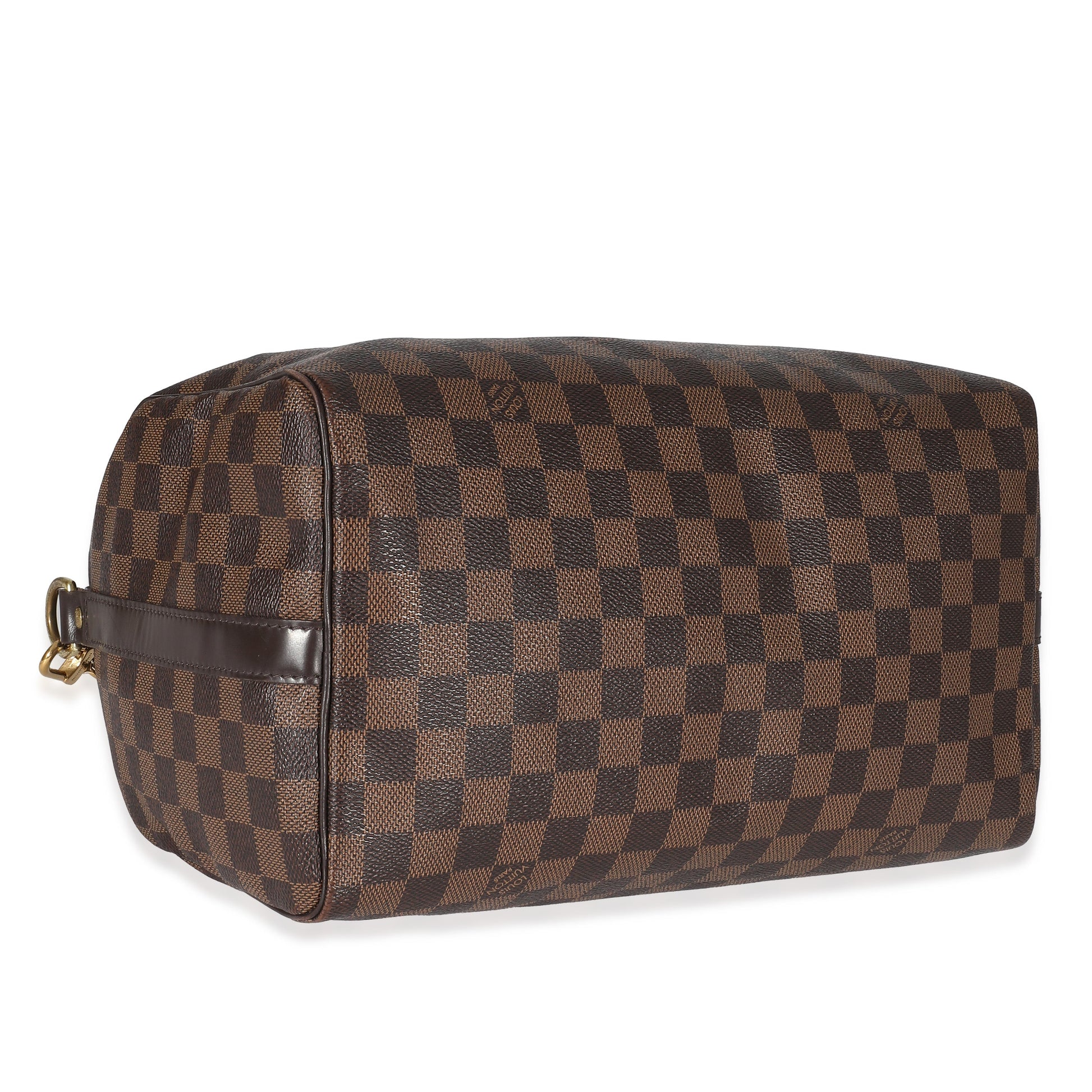 Louis Vuitton Damier Ebene Speedy Bandouliere 30 Canvas Handbag 4