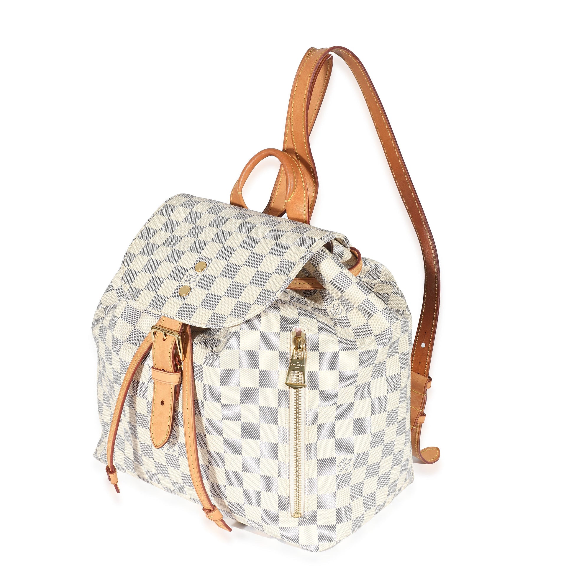 Louis Vuitton Damier Azur Sperone Backpack Canvas 3