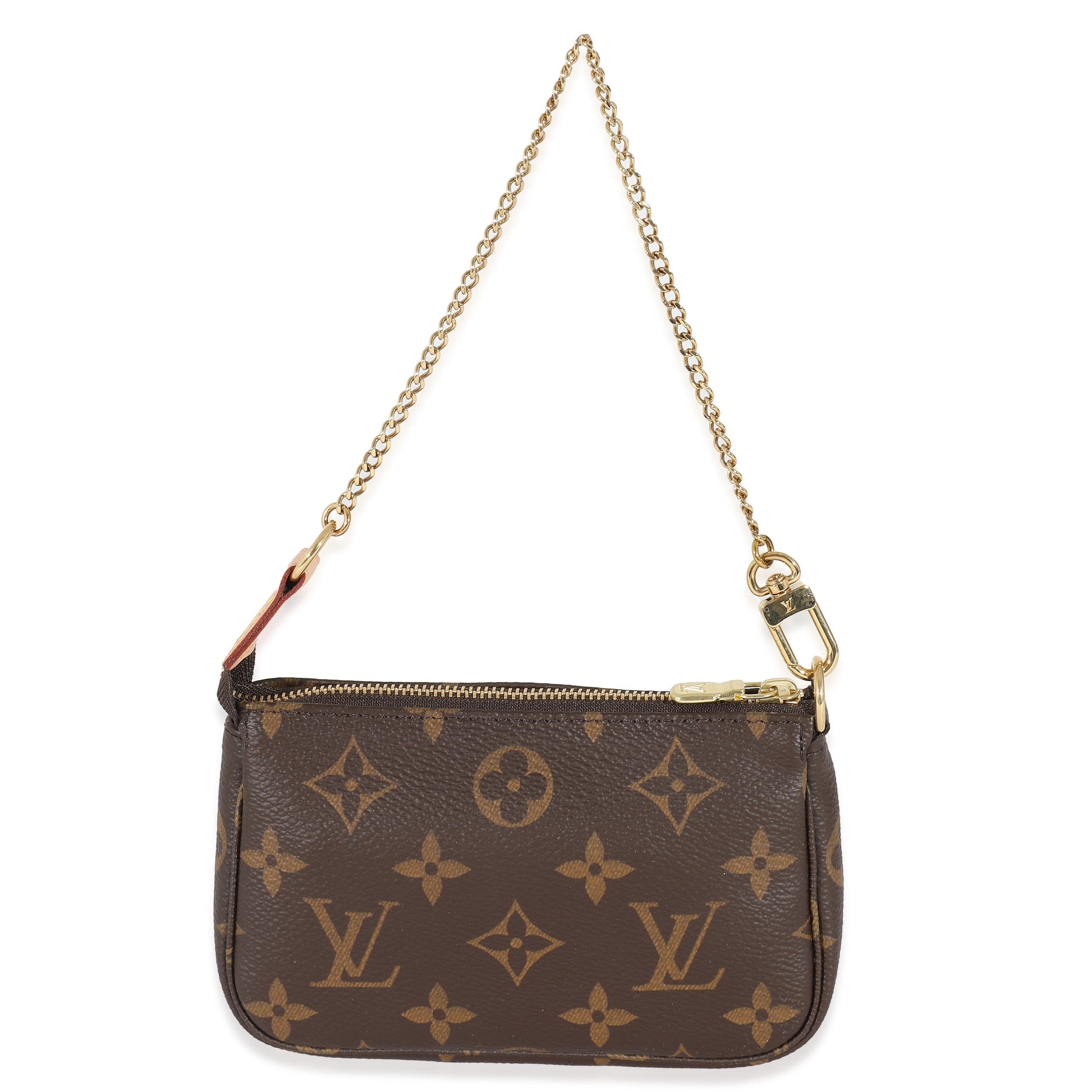 Louis Vuitton Mongram Pochette Accessoires Canvas Mini Clutch Bag