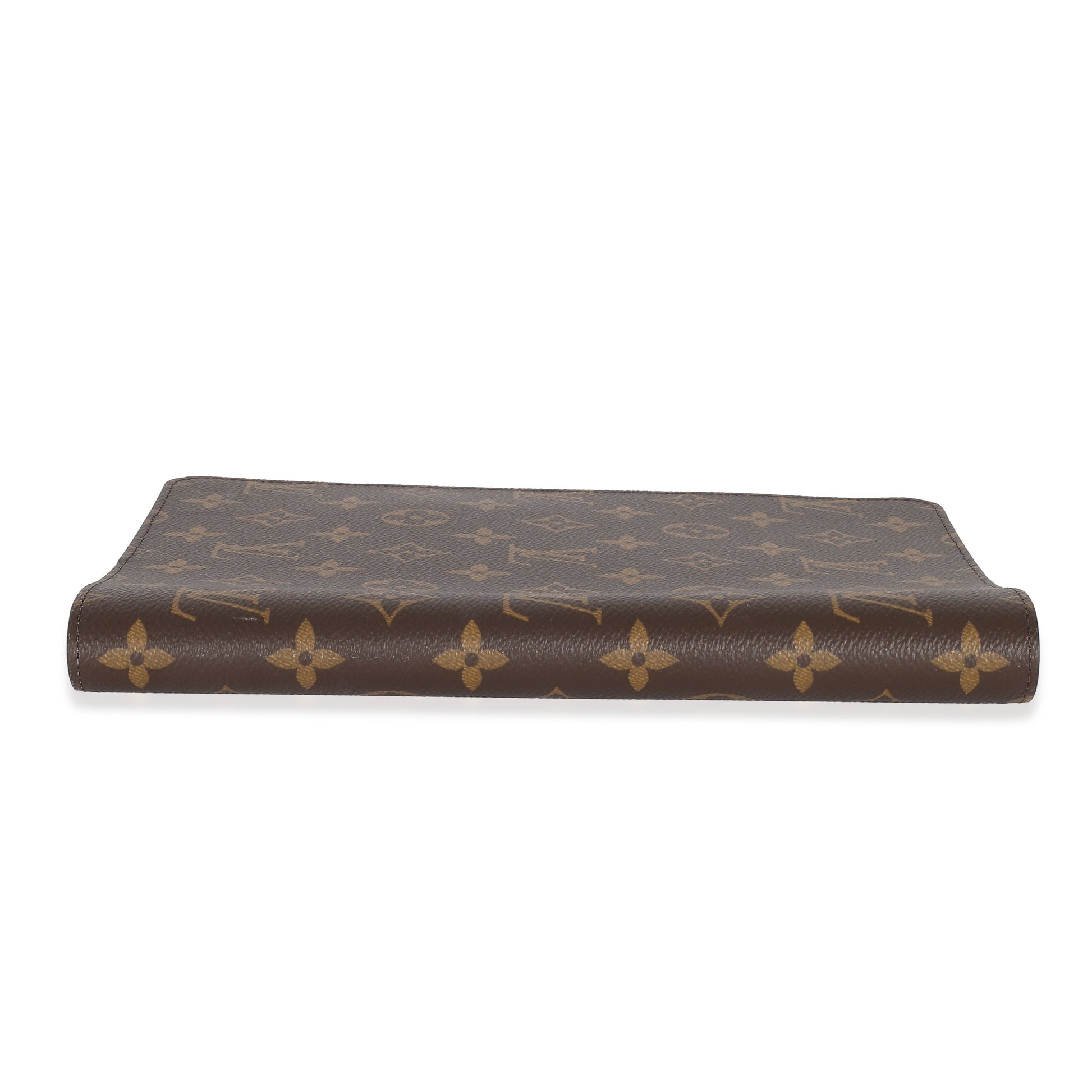 Louis Vuitton Desk Agenda Cover Monogram Canvas Handbag Agenda Cover