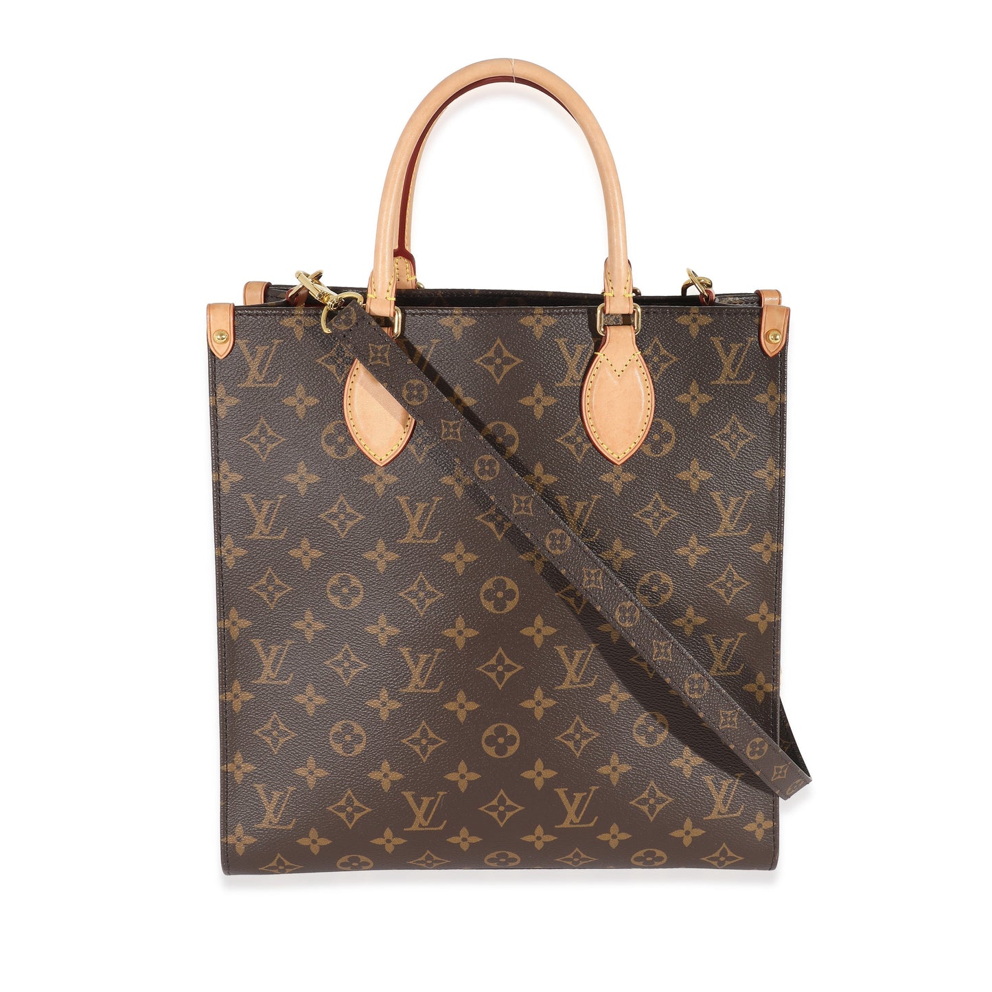 Louis Vuitton Sac Plat PM Monogram Canvas Handbag