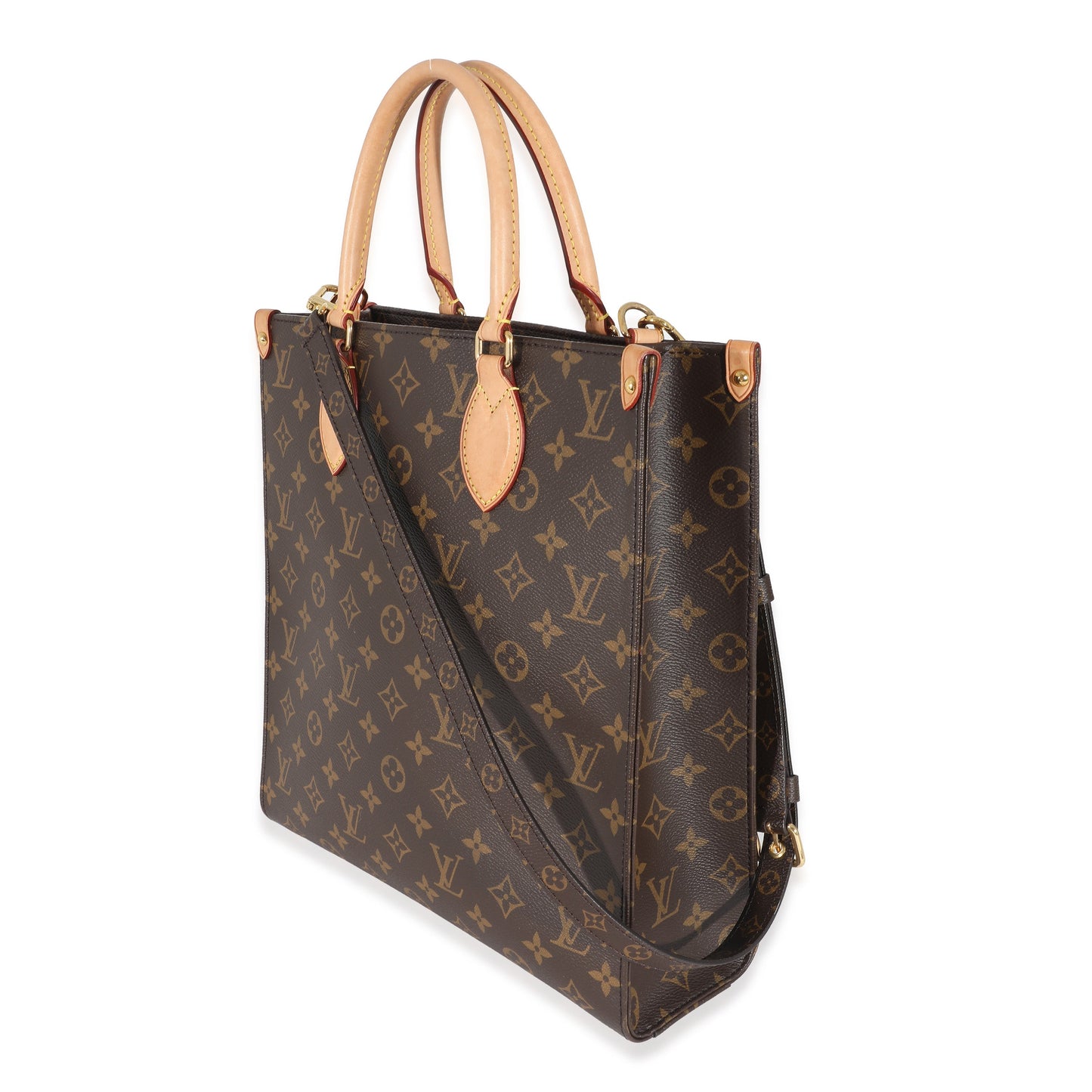 Louis Vuitton Sac Plat PM Monogram Canvas Handbag