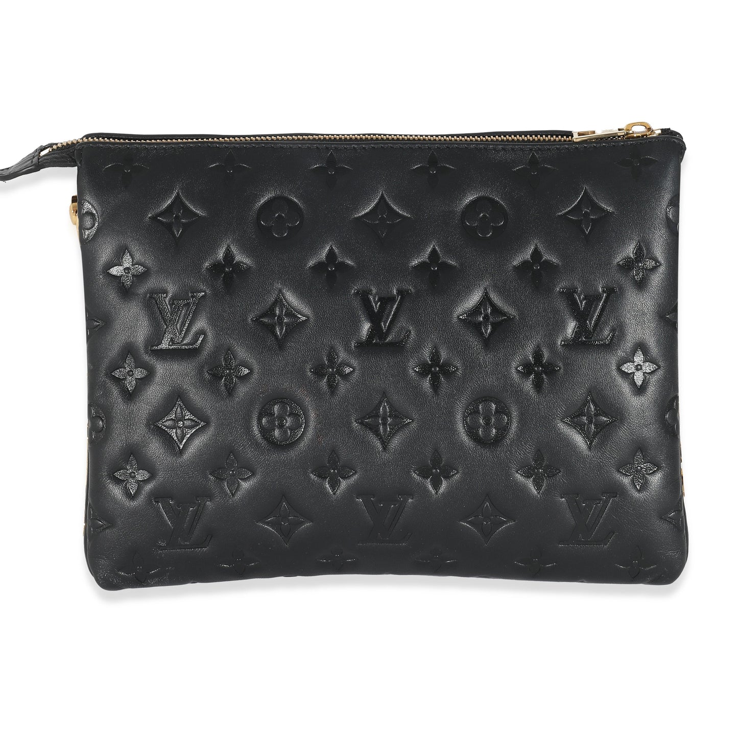 Louis Vuitton Puffy Coussin PM Lambskin Black Handbag