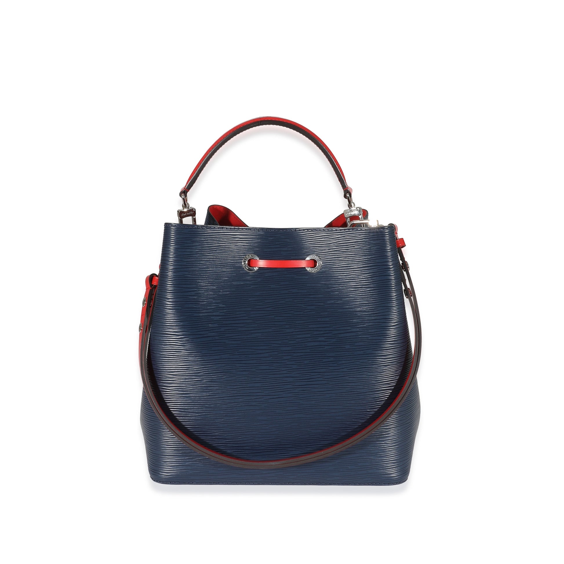 Louis Vuitton Coquelicot Indigo Epi NéoNoé MM Handbag