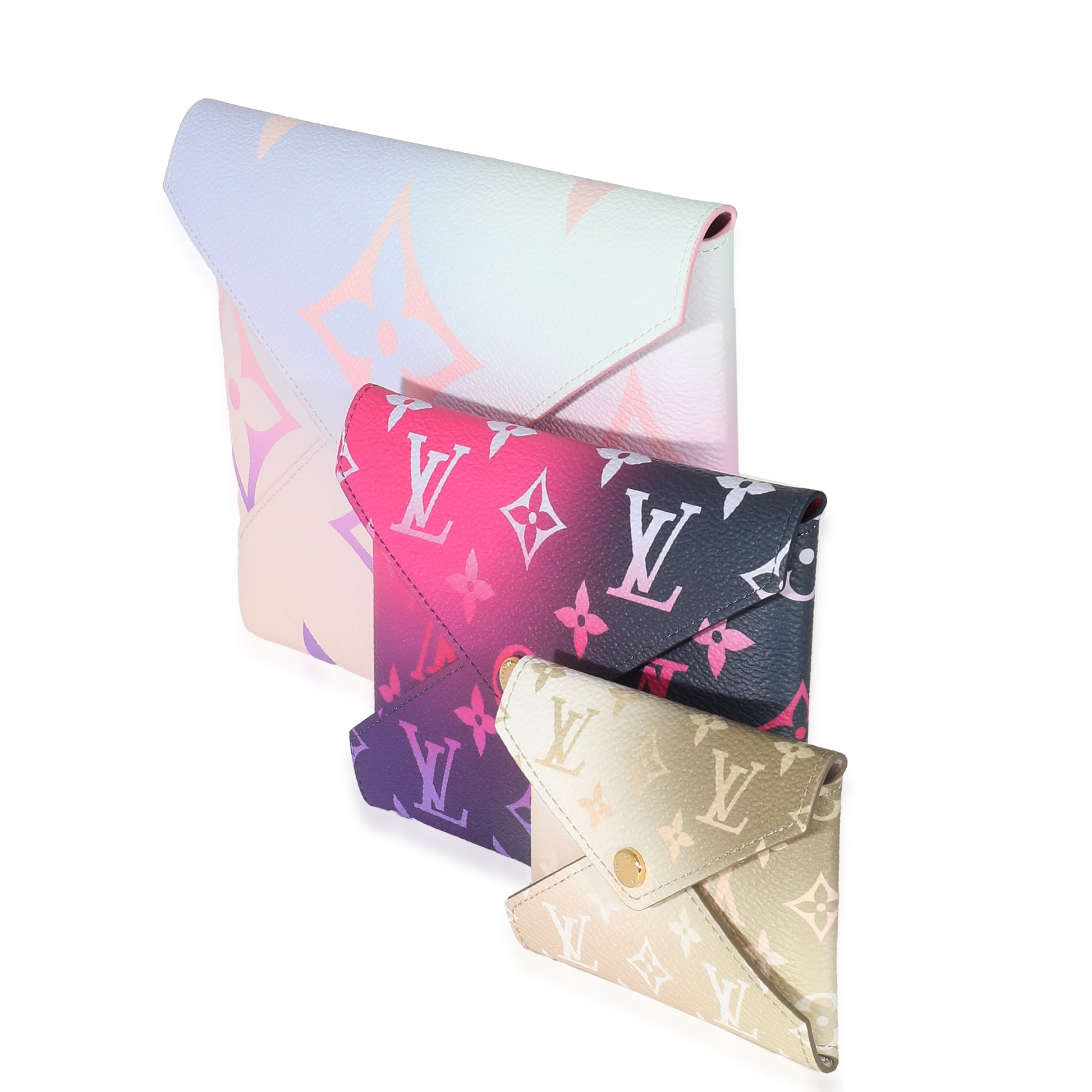 Louis Vuitton Sunrise Pastel Giant Spring City Monogram Canvas Jewelry Kirigami P