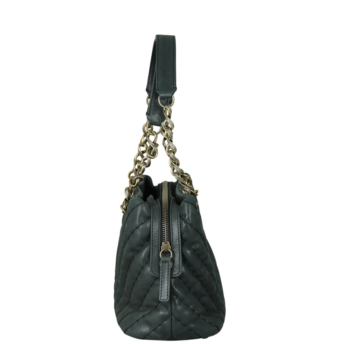 Chanel Iridescent Surpique Chevron Tote Tote Bag
