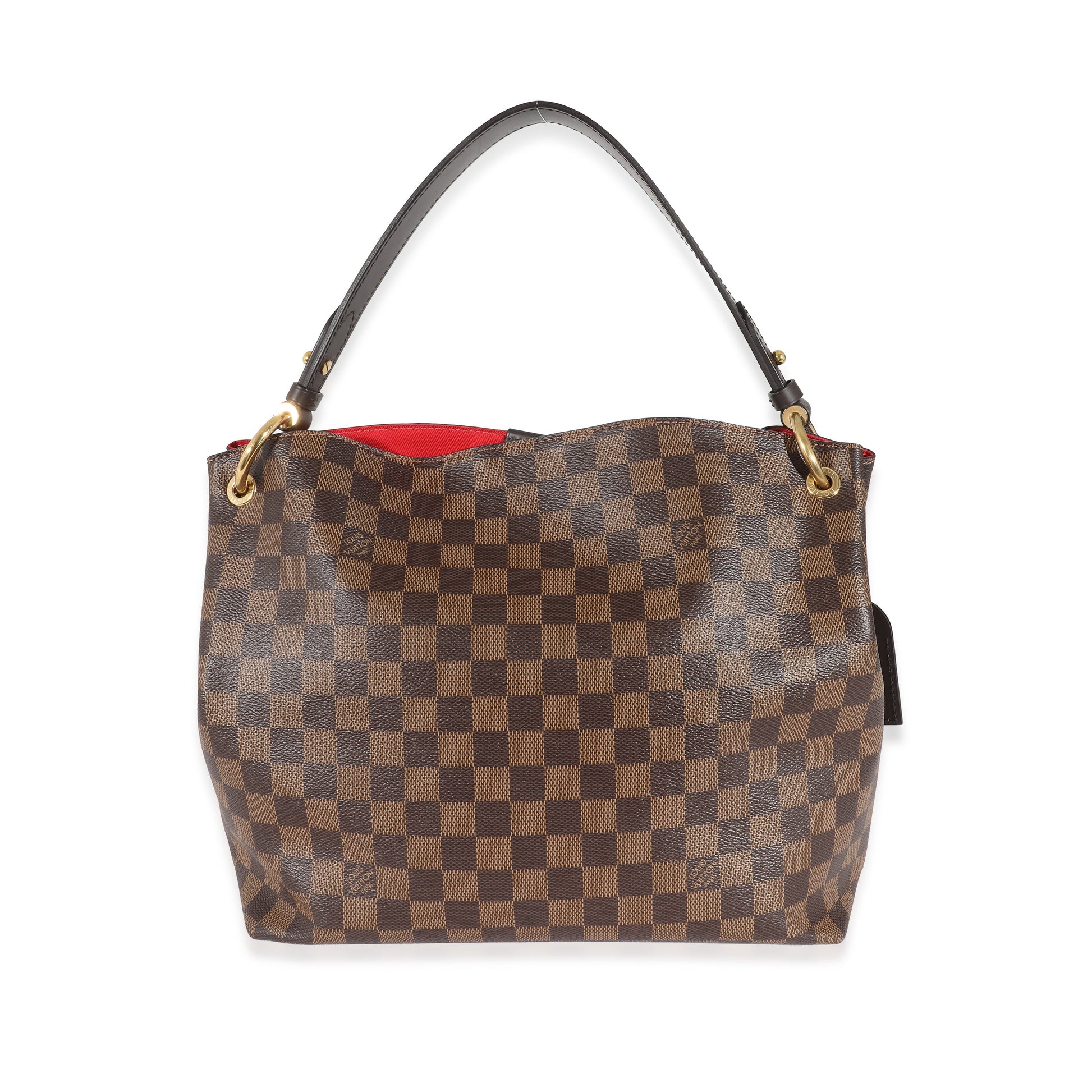 Louis Vuitton Damier Ebene Graceful PM Canvas Handbag 9