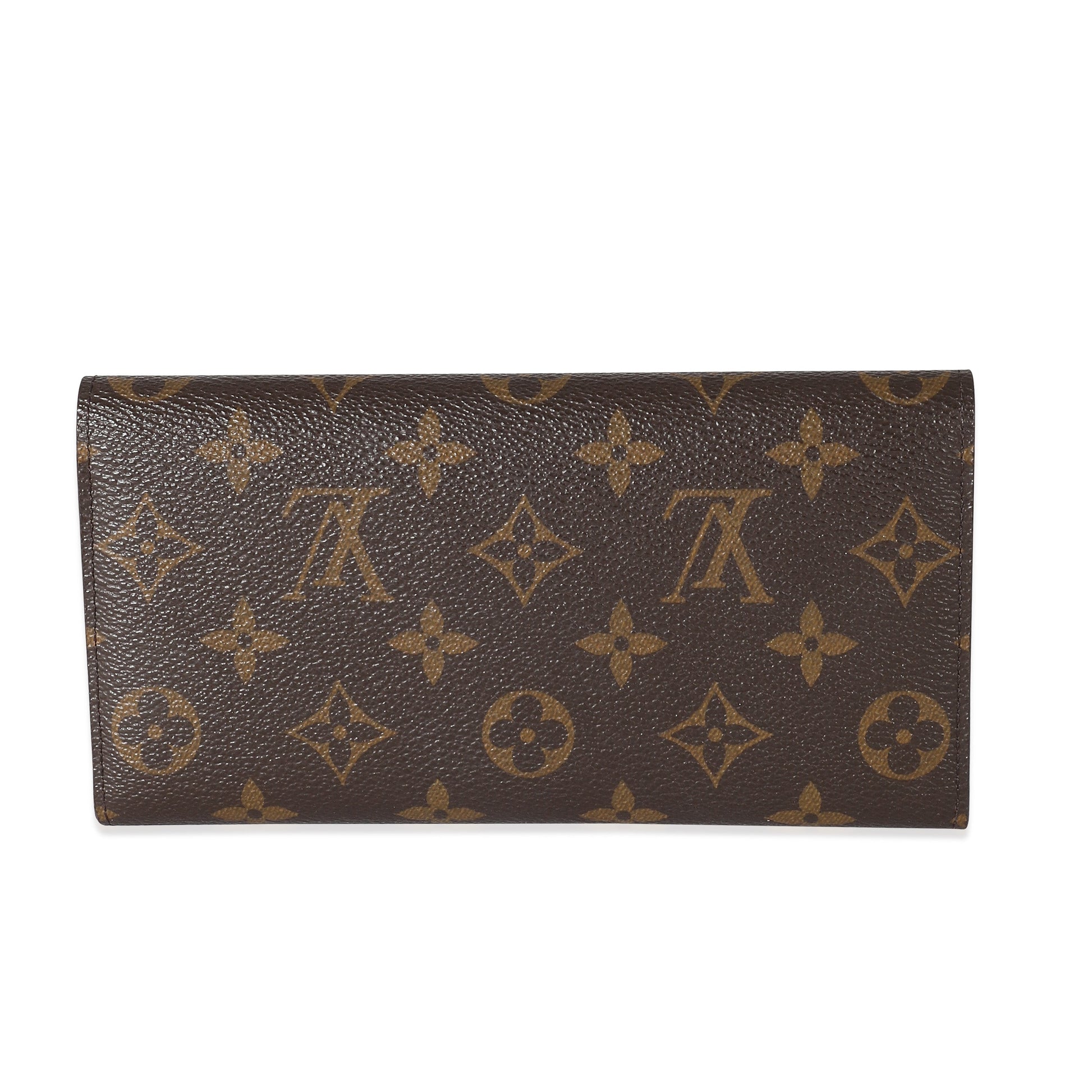 Louis Vuitton Fuchsia Emilie Monogram Canvas Wallet Case 5