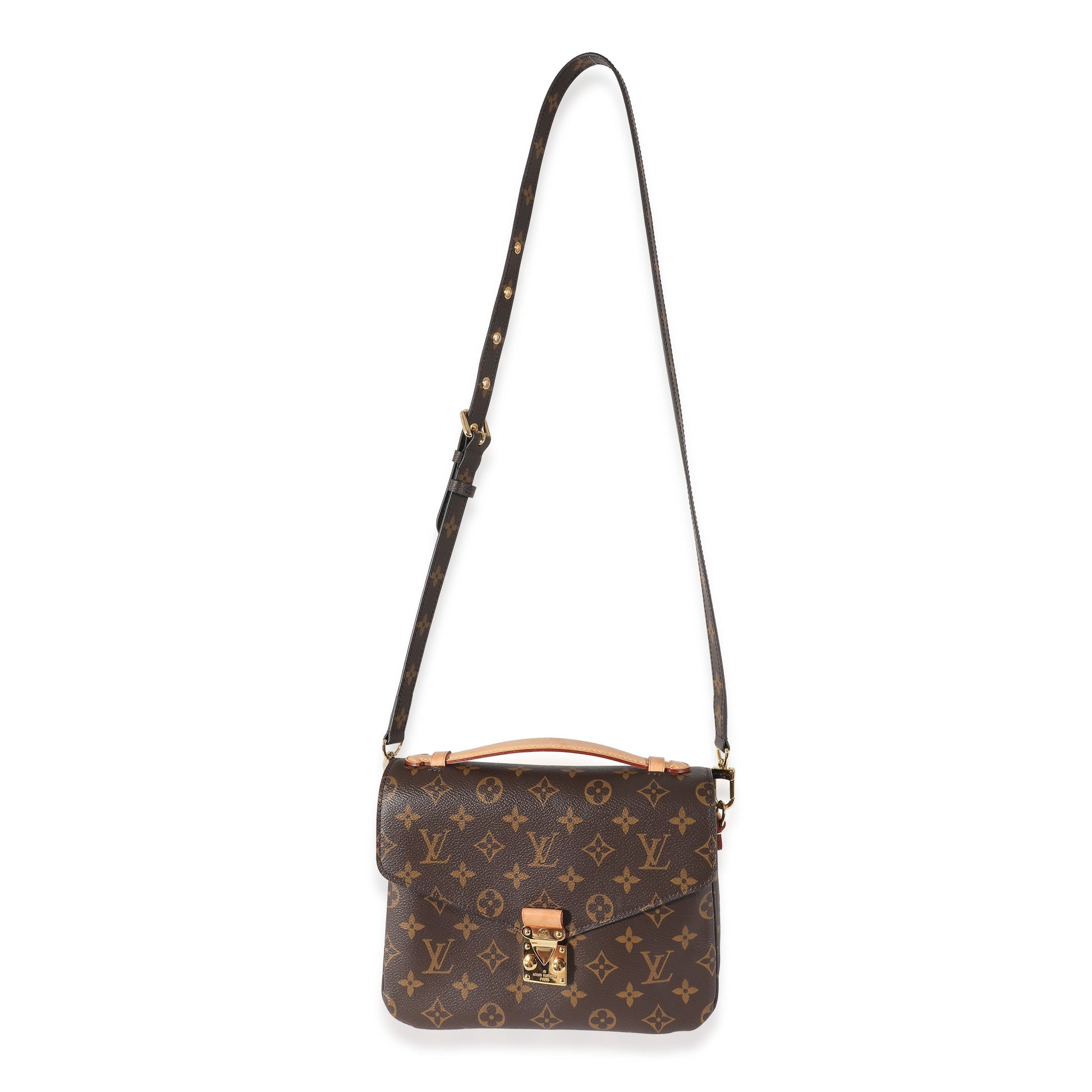 Louis Vuitton Pochette Metis Monogram Canvas Clutch Bag 11