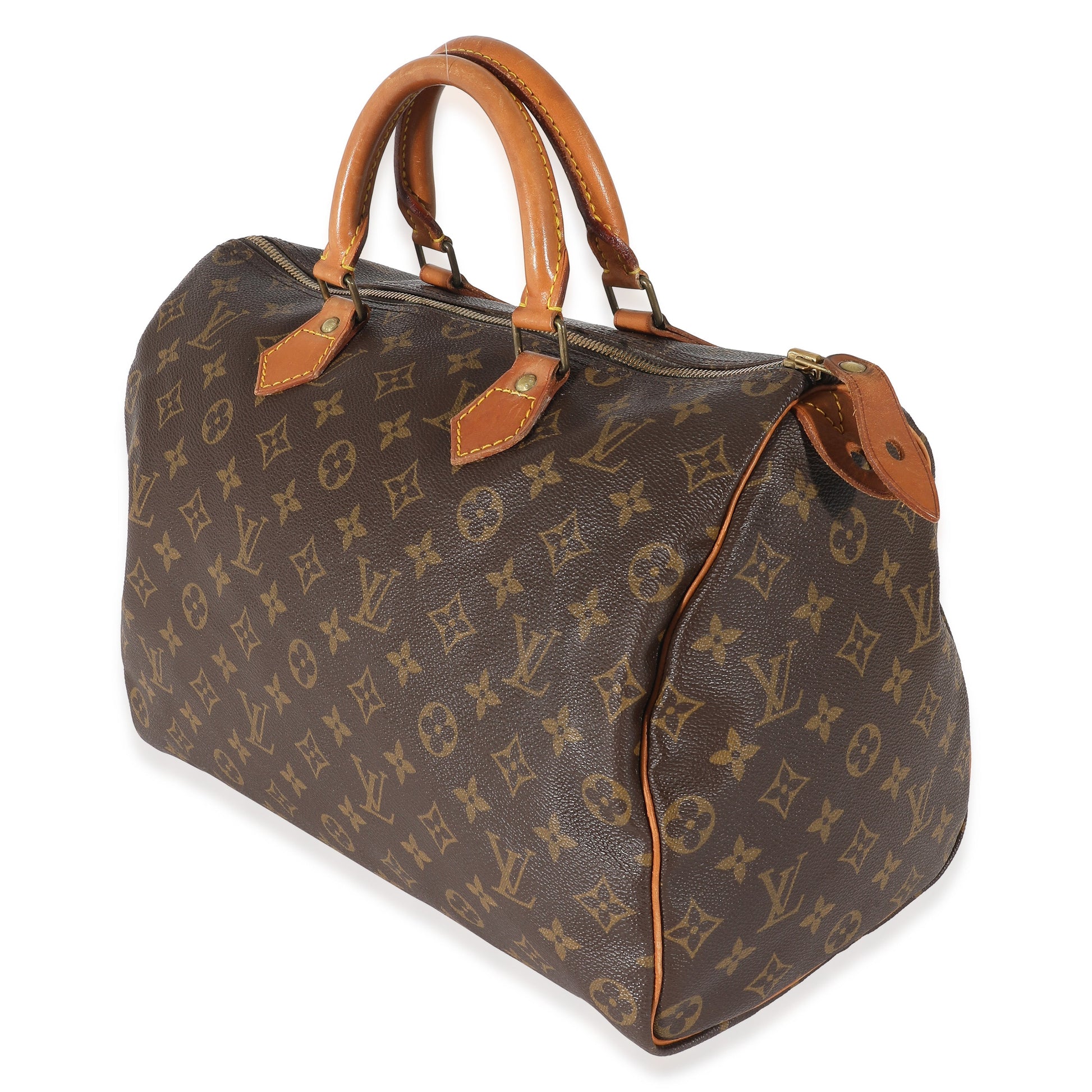 Louis Vuitton Speedy 35 Monogram Canvas Handbag 8