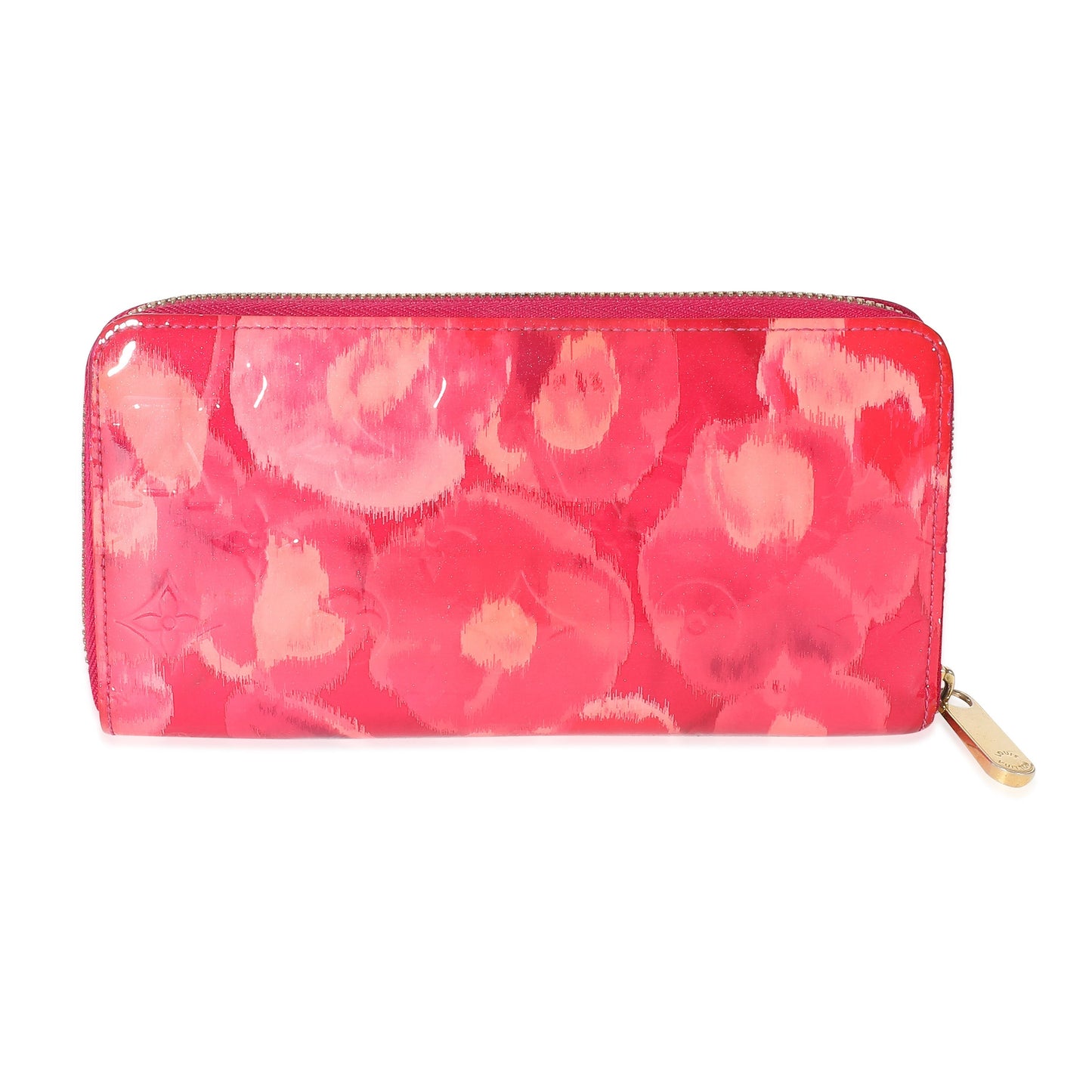 Louis Vuitton Vernis Ikat Flower Zippy Monogram Wallet Case