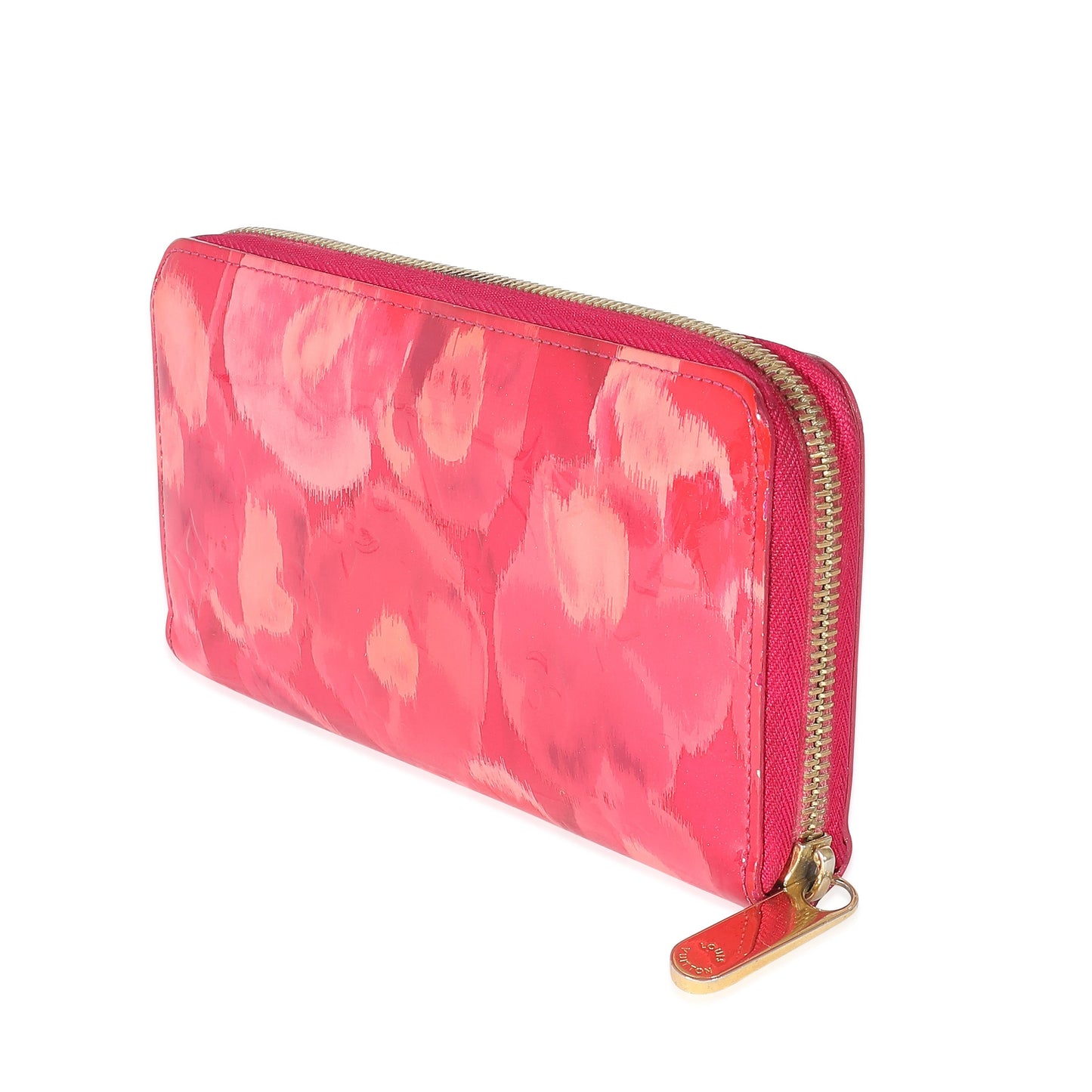 Louis Vuitton Vernis Ikat Flower Zippy Monogram Wallet Case