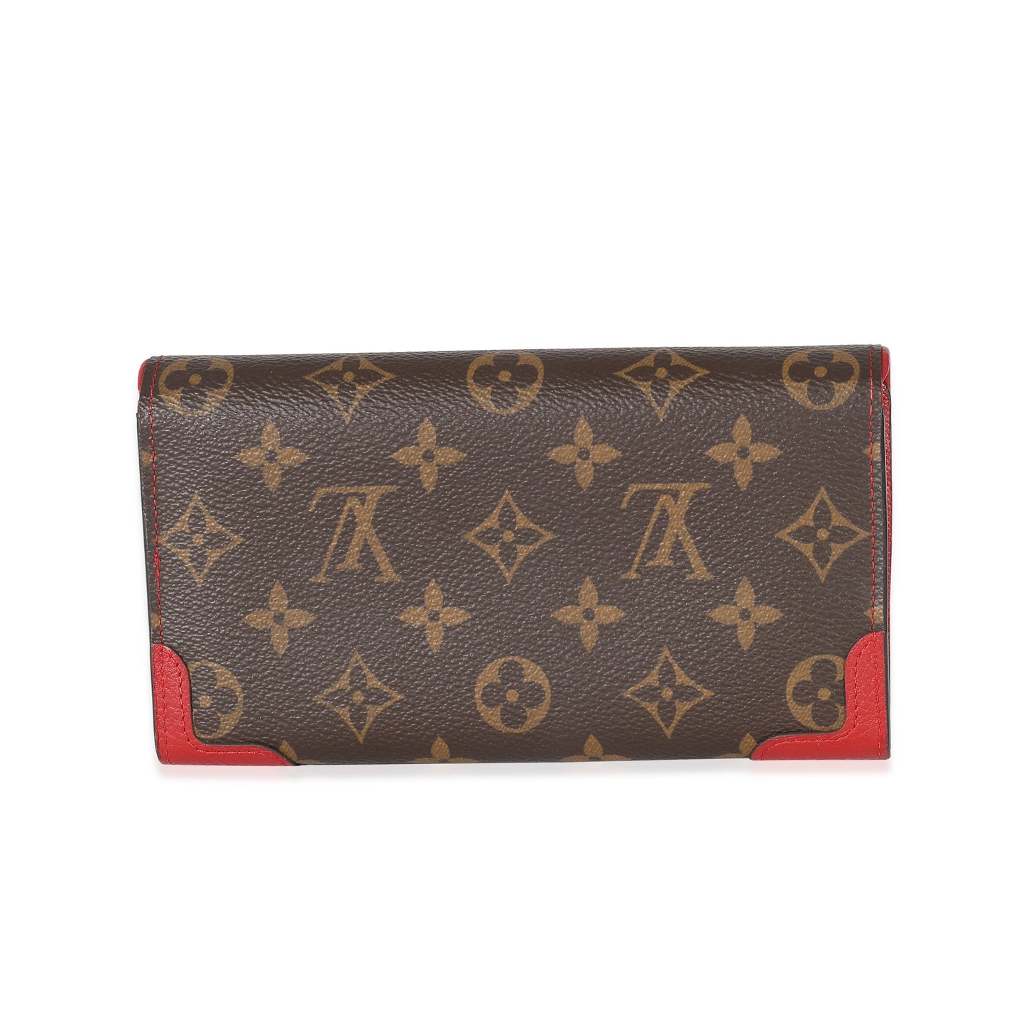 Louis Vuitton Cerise Retiro Sarah Monogram Canvas Wallet Case