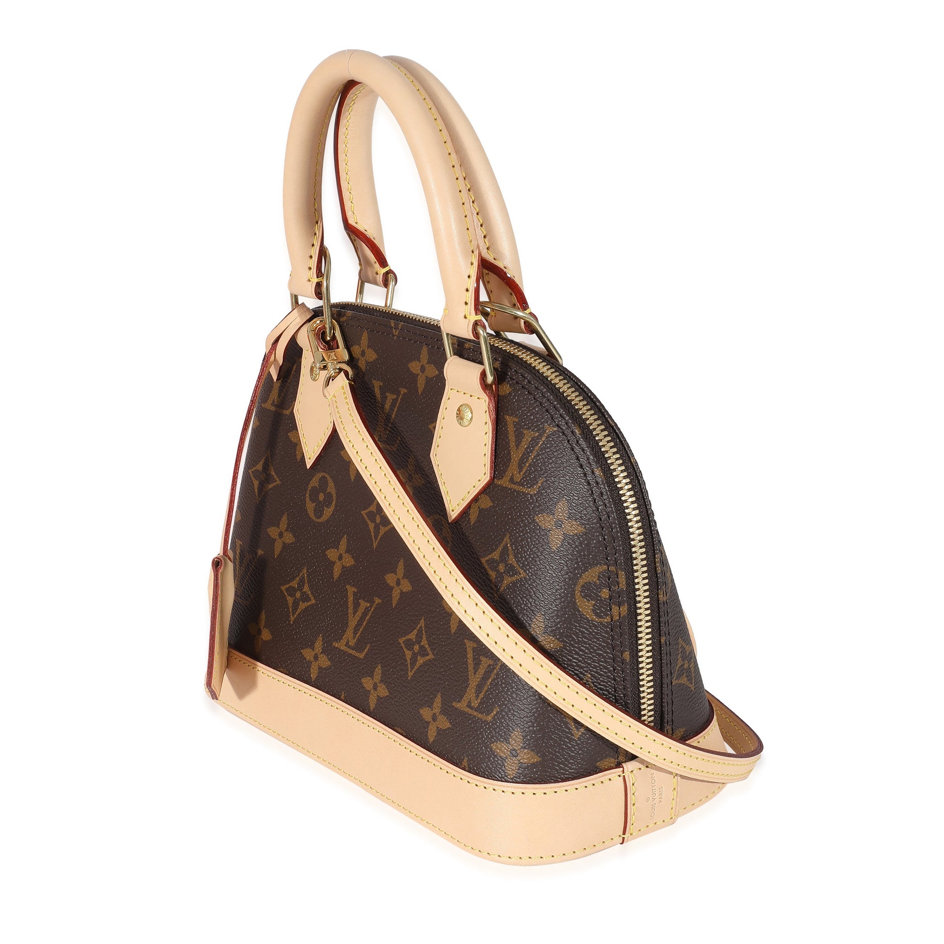 Louis Vuitton Alma BB Monogram Canvas Handbag 9
