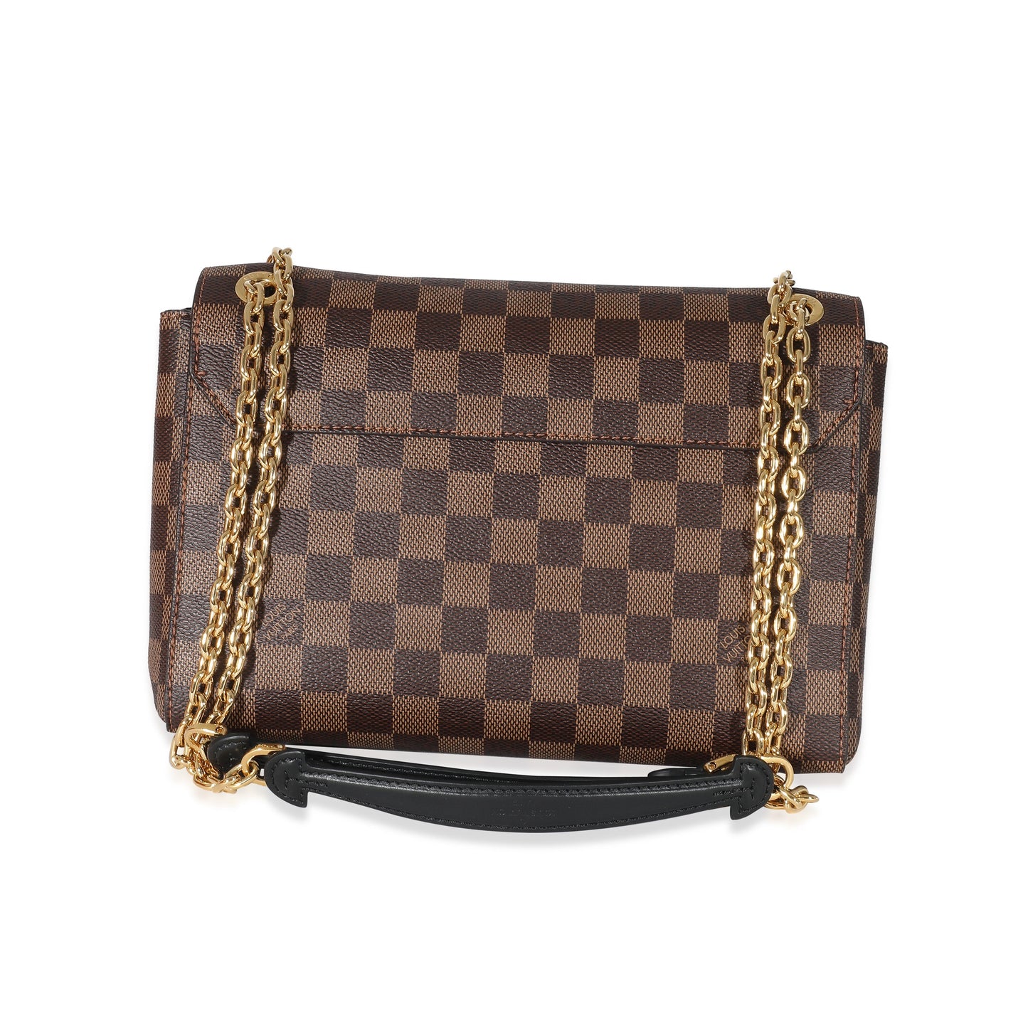 Louis Vuitton Damier Ebene Vavin PM Canvas Black Handbag