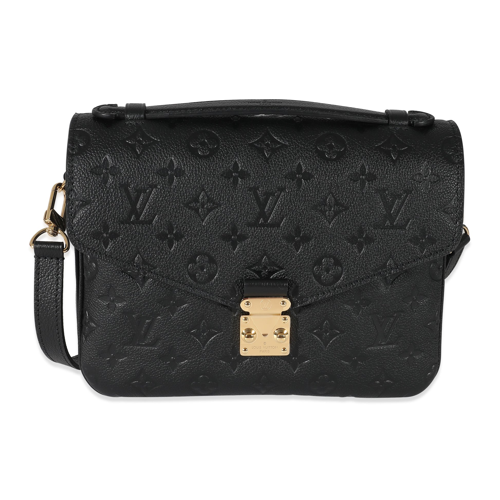 Louis Vuitton Empreinte Pochette Metis Black Clutch Bag 3