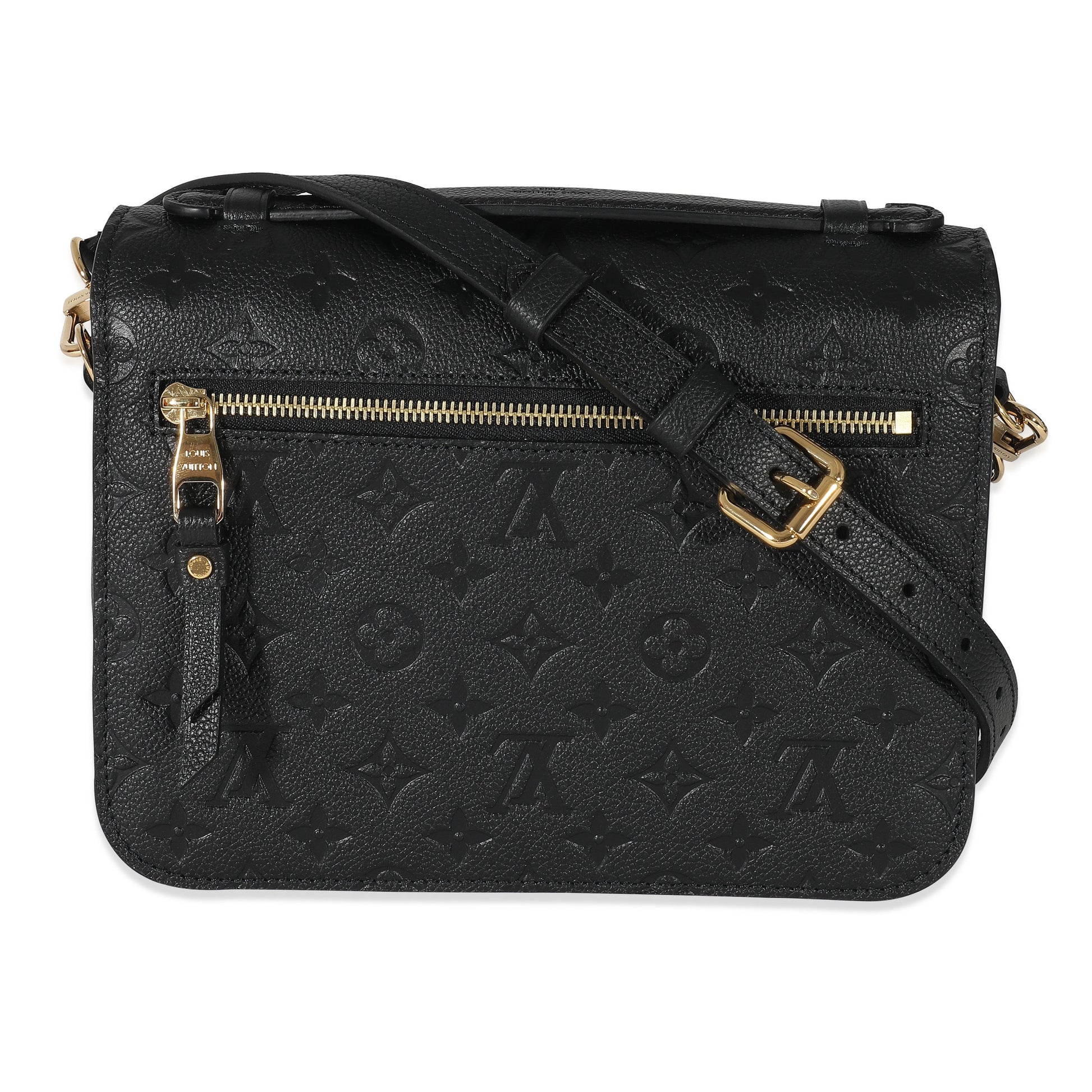 Louis Vuitton Empreinte Pochette Metis Black Clutch Bag 3