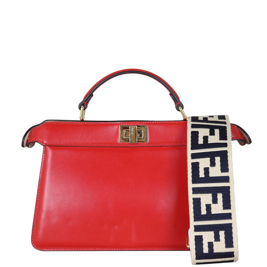 Fendi Peekaboo Iseeu East West With Strap Shoulder Shoulder Bag