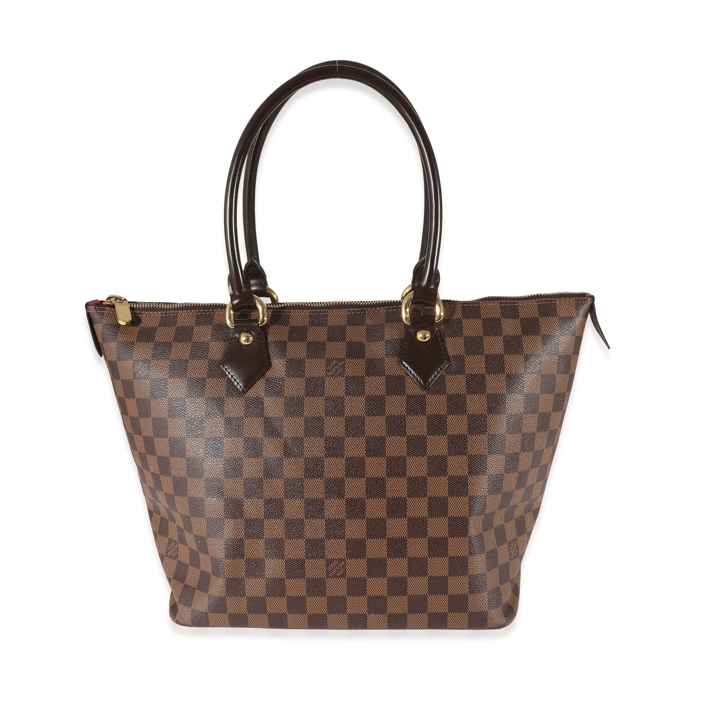 Louis Vuitton Damier Ebene Saleya MM Canvas Handbag