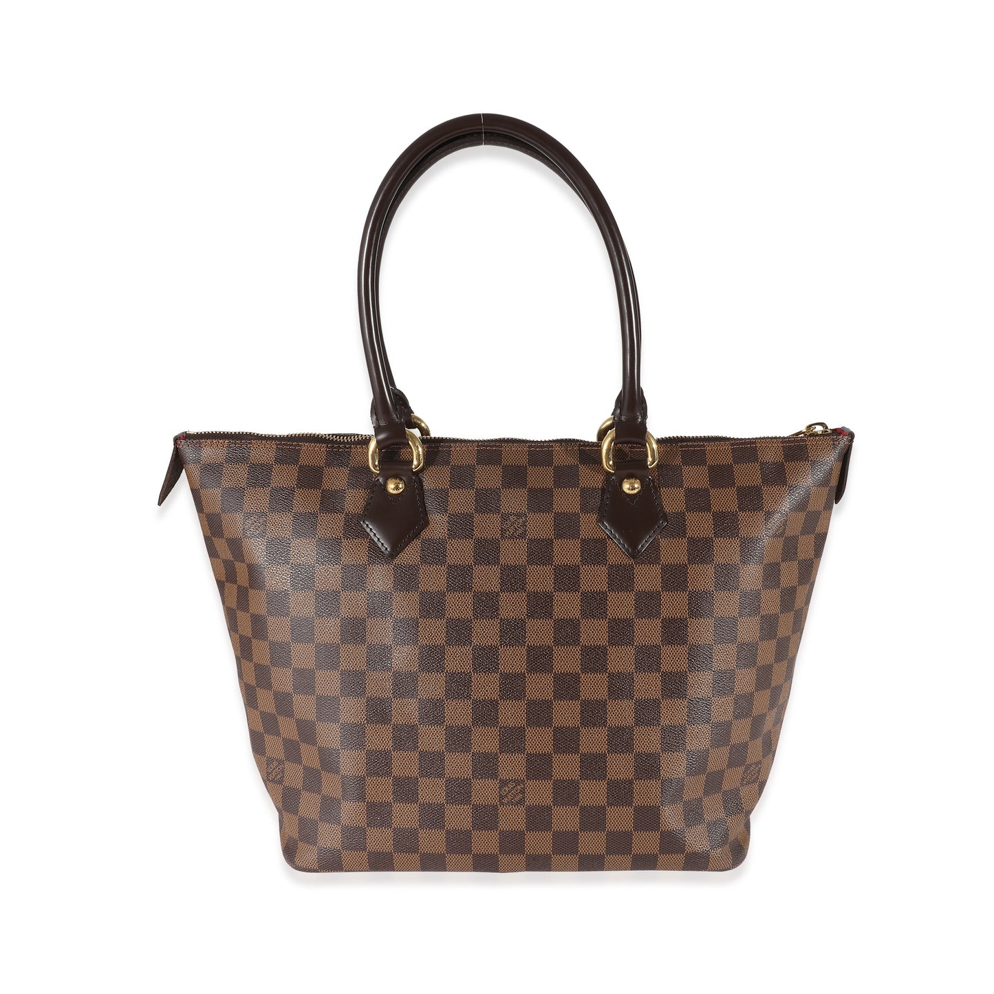 Louis Vuitton Damier Ebene Saleya MM Canvas Handbag
