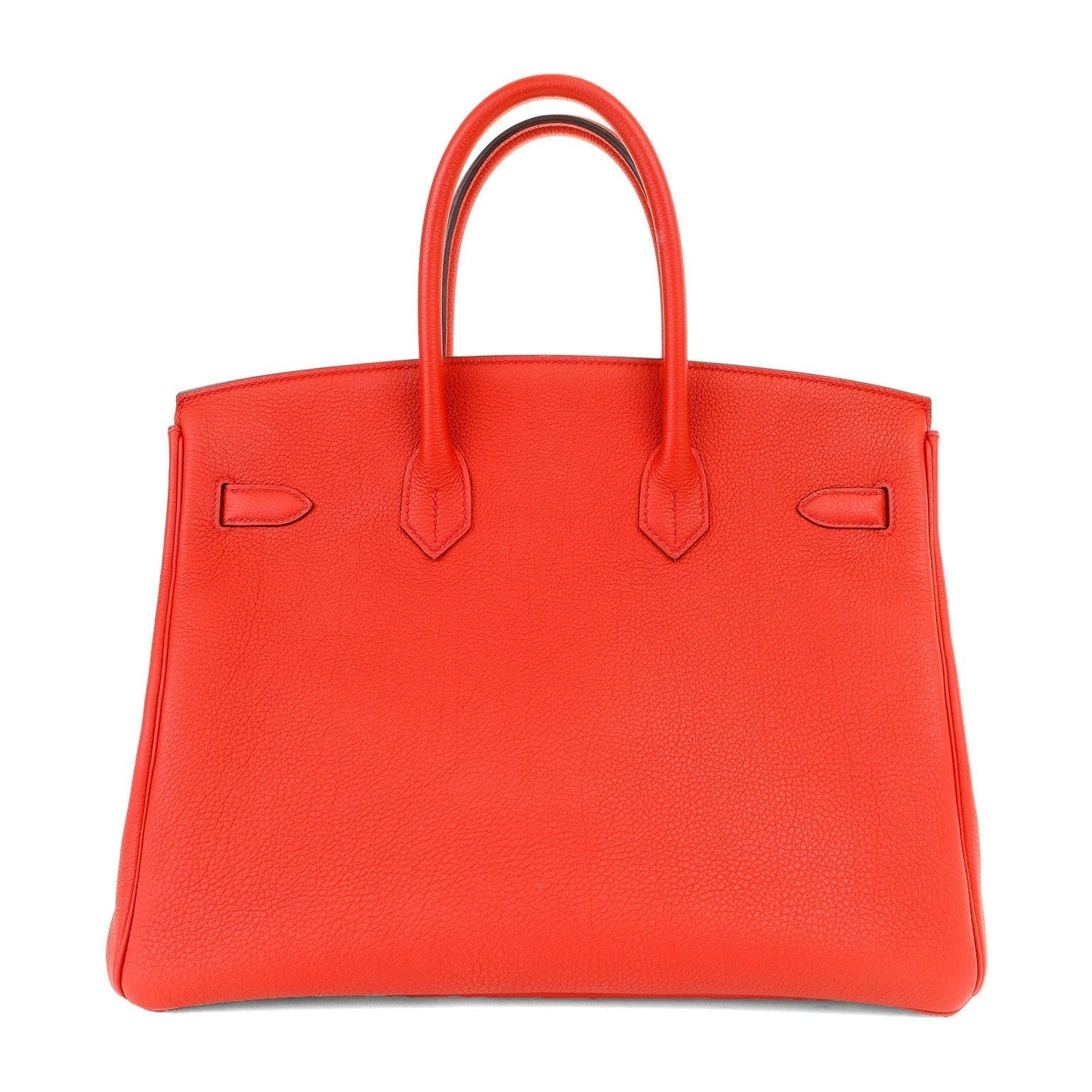 Hermes Vermillion Togo Birkin W Hardware Handbag Gold Travel Bag
