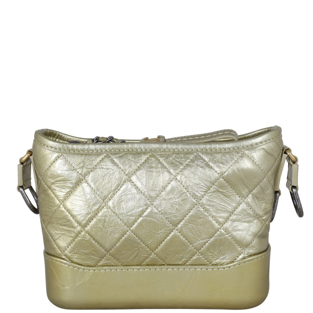 Chanel Gabrielle Hobo Gold Small Hobo Bag