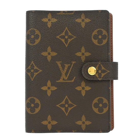 Louis Vuitton Monogram Agenda PM Notebook Cover Small Good Fashion Accessory Style 2
