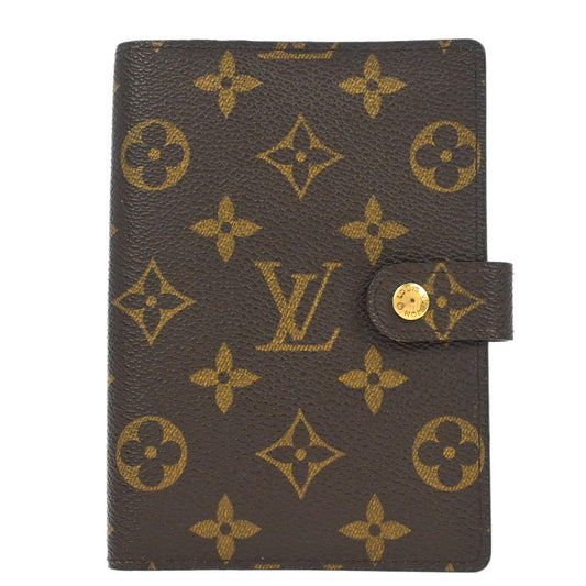 Louis Vuitton Monogram Agenda PM Notebook Cover Small Good Fashion Accessory