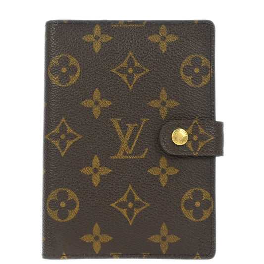 Louis Vuitton Monogram Agenda PM Notebook Cover Small Good Fashion Accessory Style 3