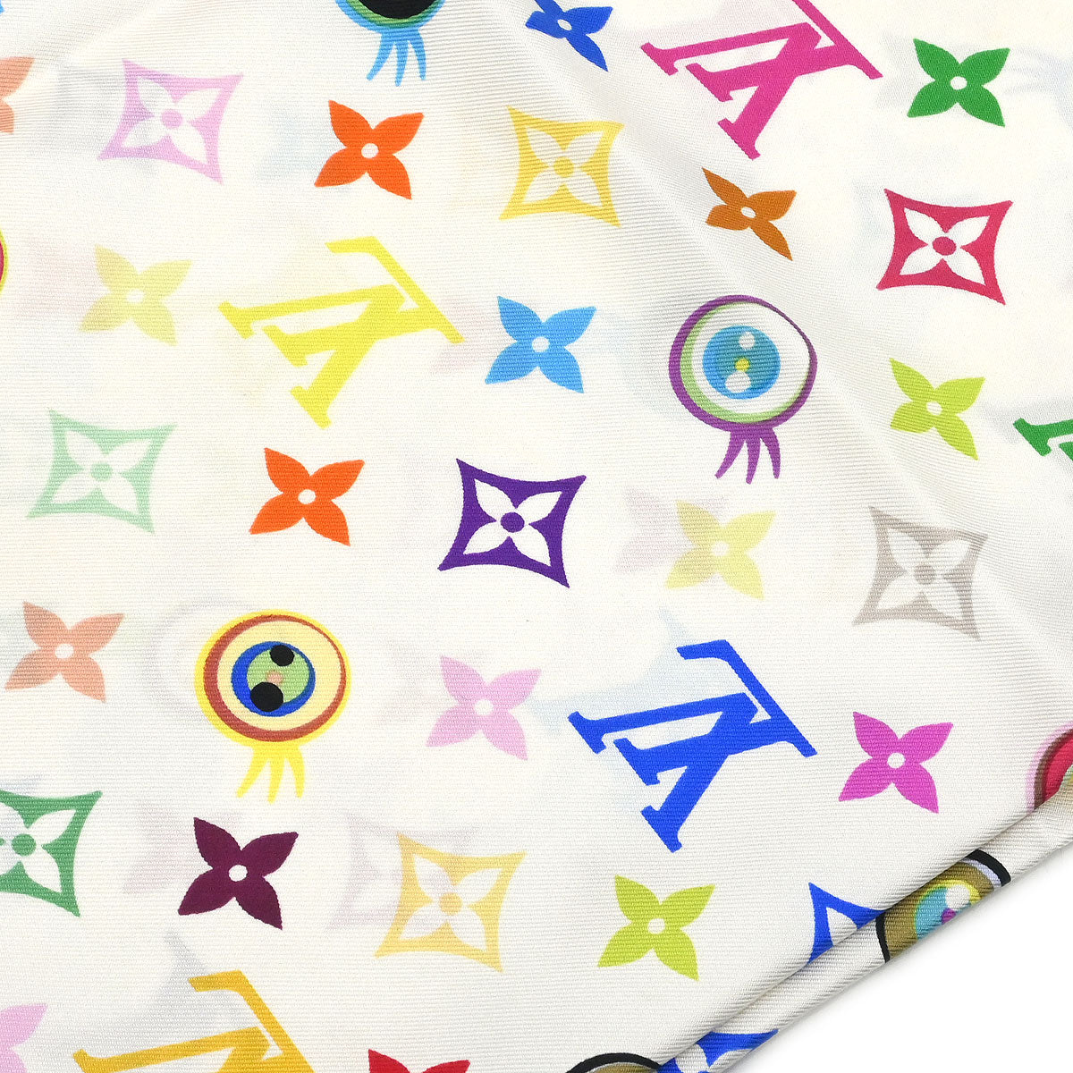 Louis Vuitton Scarf Takashi Murakami Eye Love Monogram Small Good