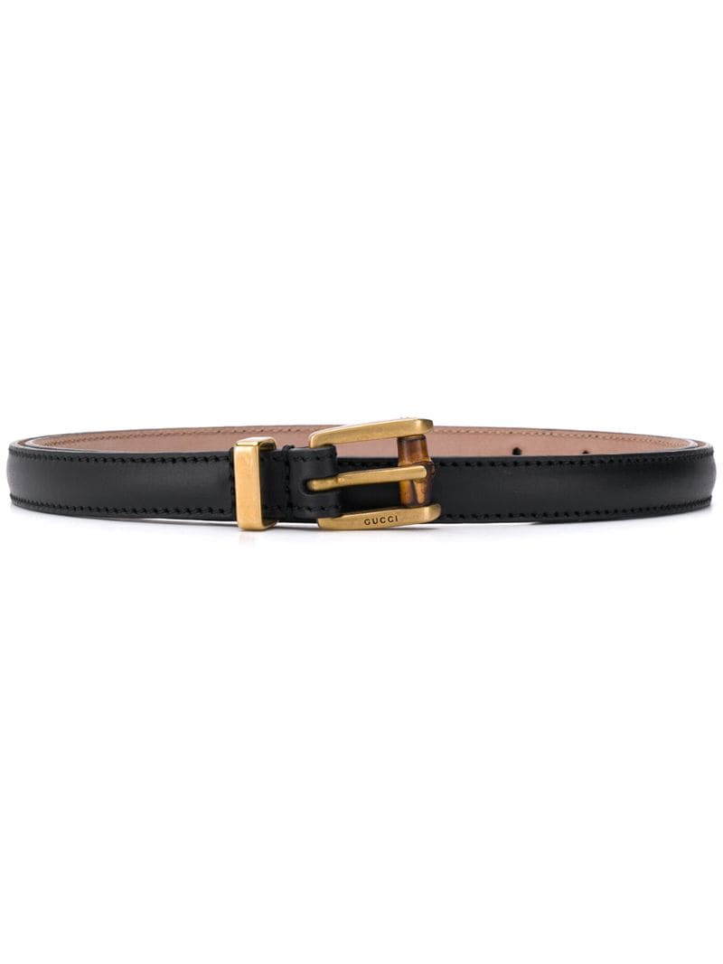 Gucci - buckle belt - women - Calf Leather - 90 - Black