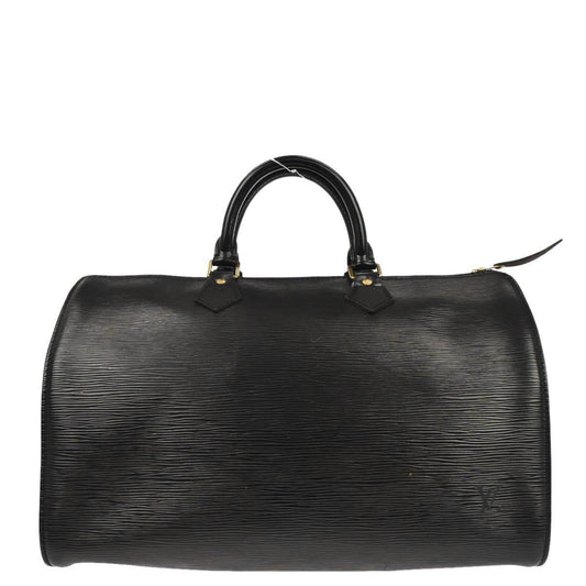 Louis Vuitton Black Epi Speedy 35 Duffle Handbag
