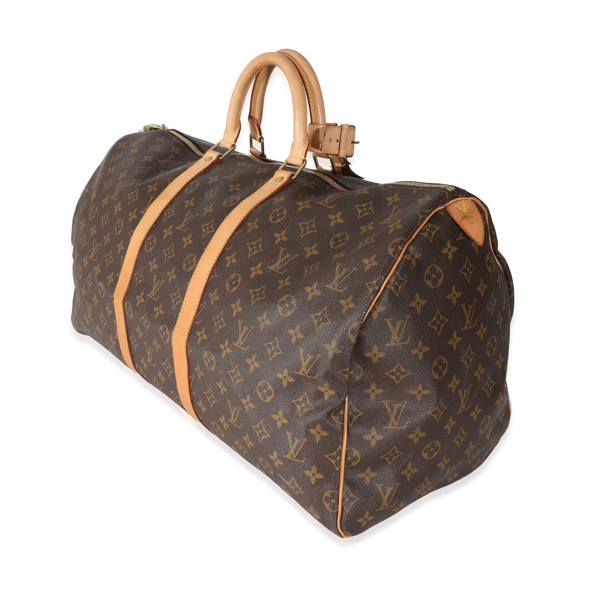 Louis Vuitton Keepall 50 Monogram Canvas Handbag