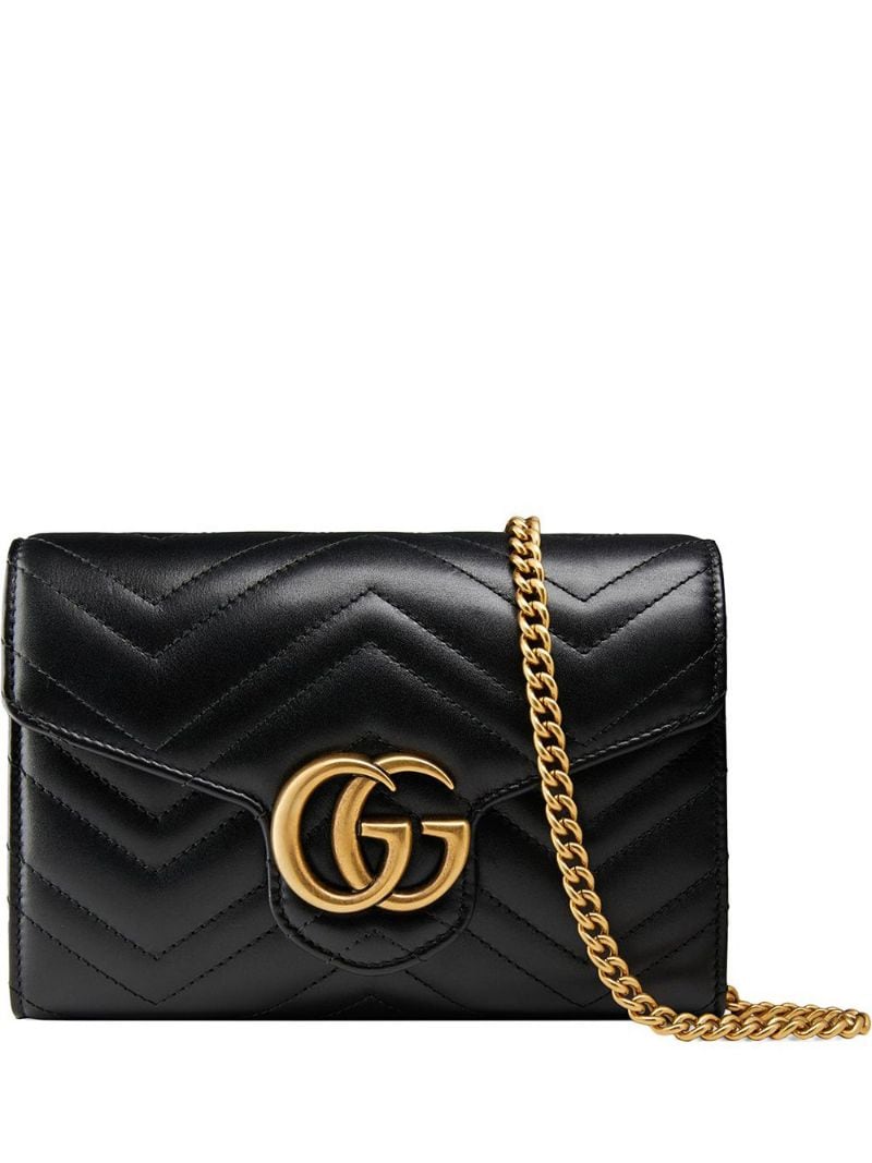 Gucci - GG Marmont matelassé mini bag - women - Leather/metal - One Size - Black