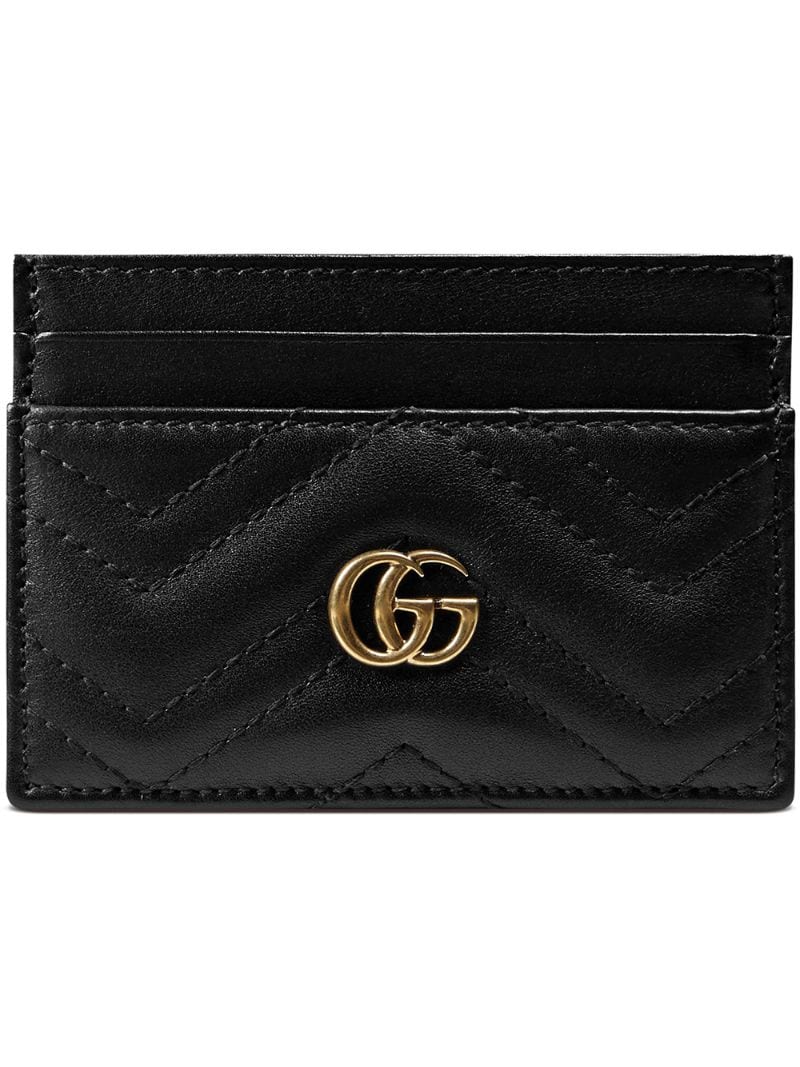 Gucci - Marmont cardholder - women - Leather - One Size - Black