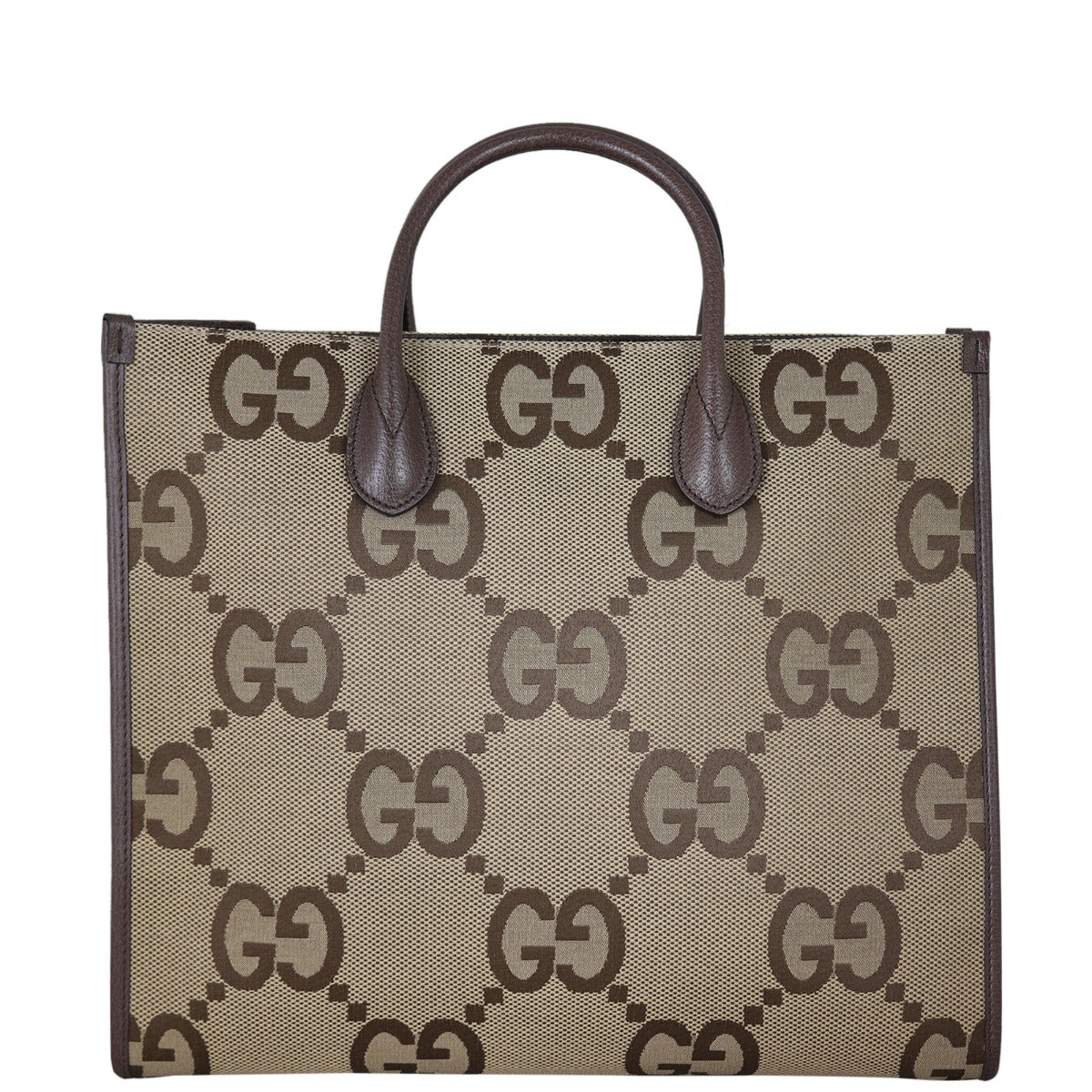 Gucci Jumbo GG Canvas Web Tote
